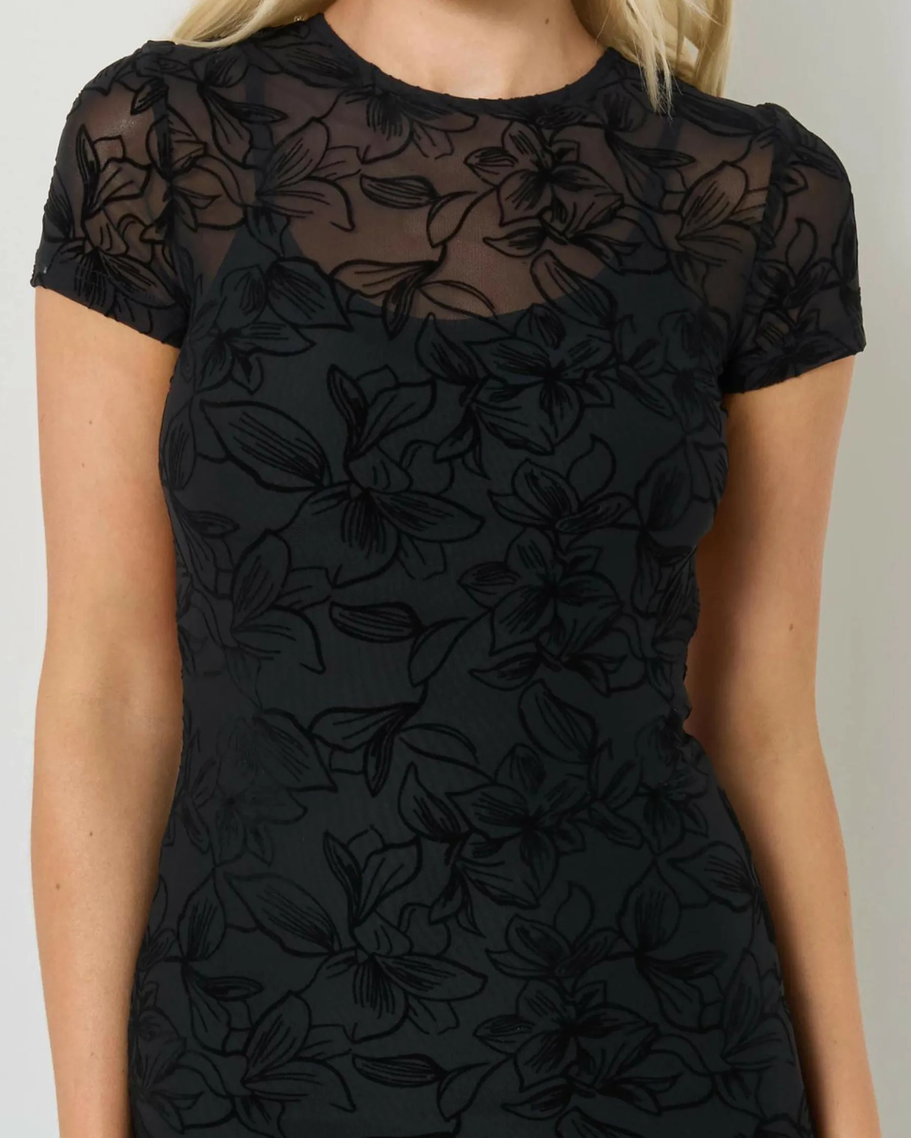Dresses*Ava And Ever Tanya Maxi Dress Black Flocking