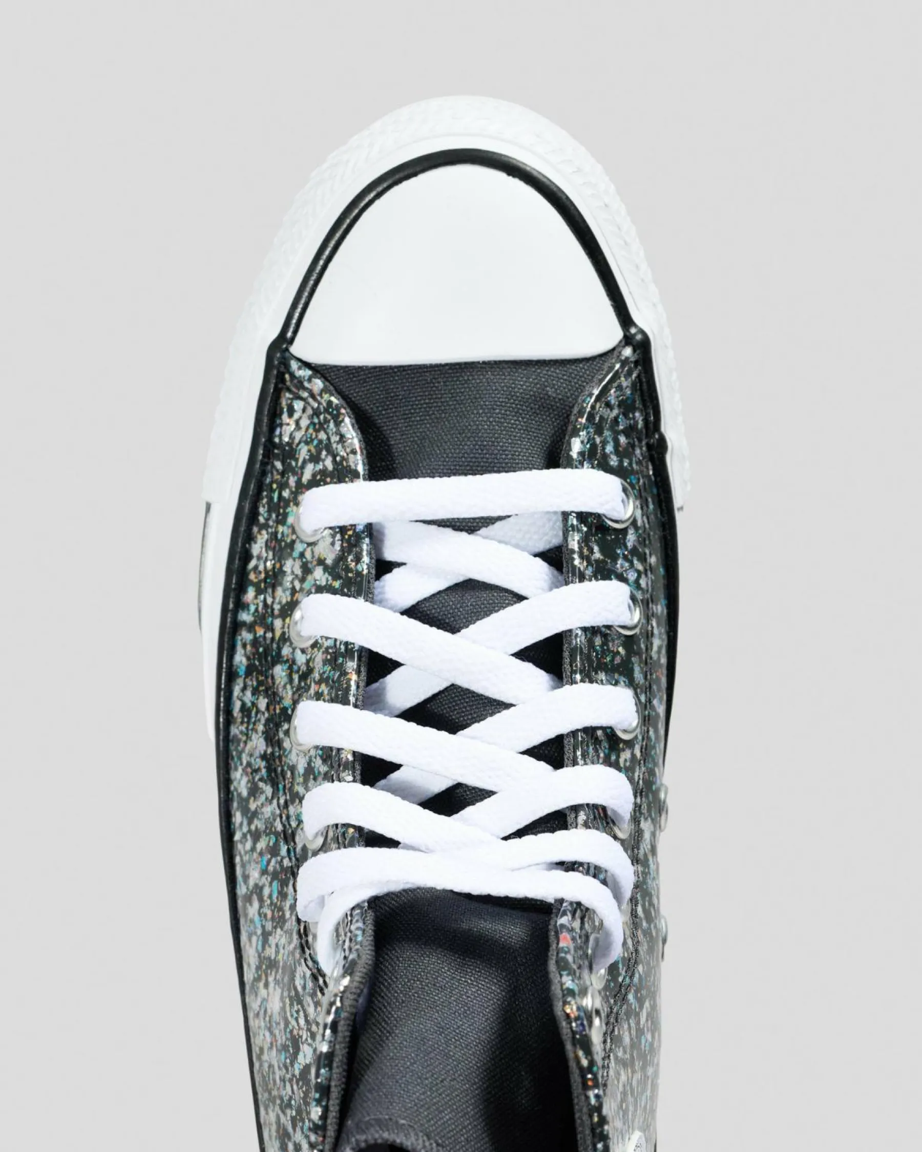 Sneakers*Converse Teen Girls' Chuck Taylor All Star Glitter Shoes Dark Matter/white/black