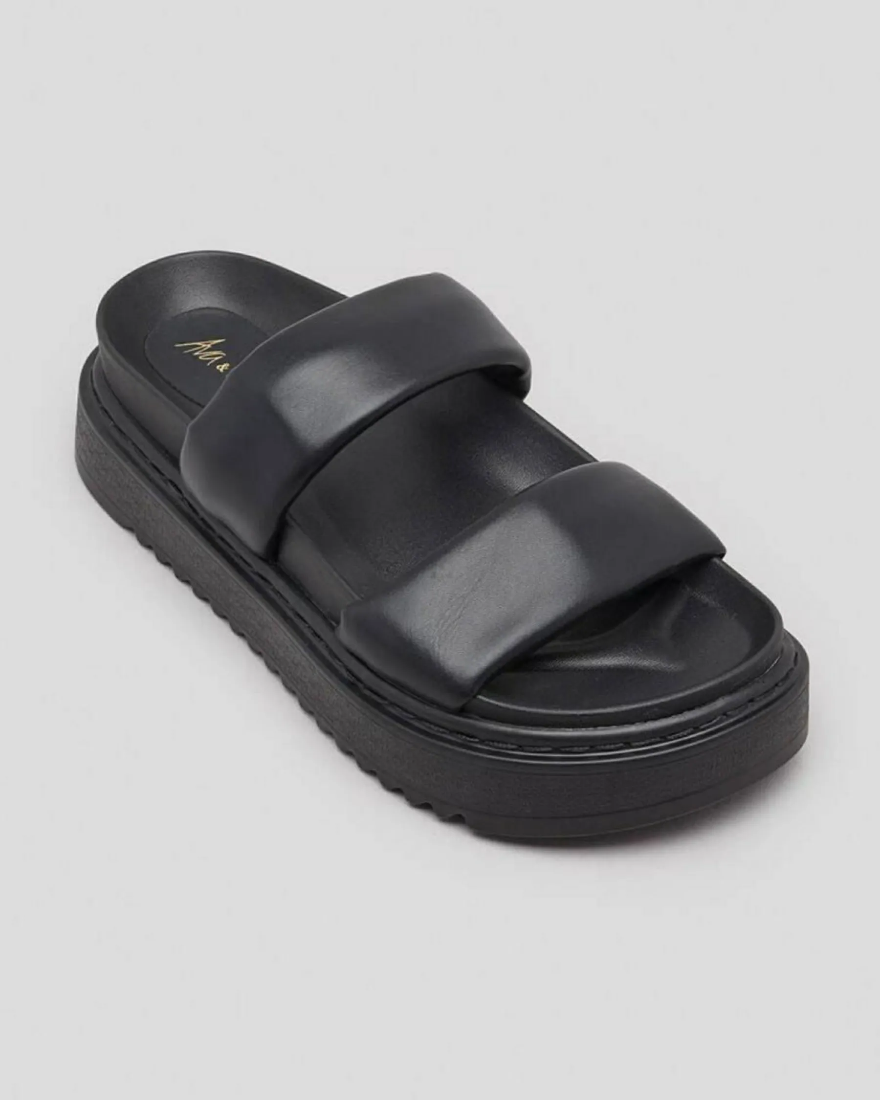 Sandals*Ava And Ever Tessa Flatform Shoes Black