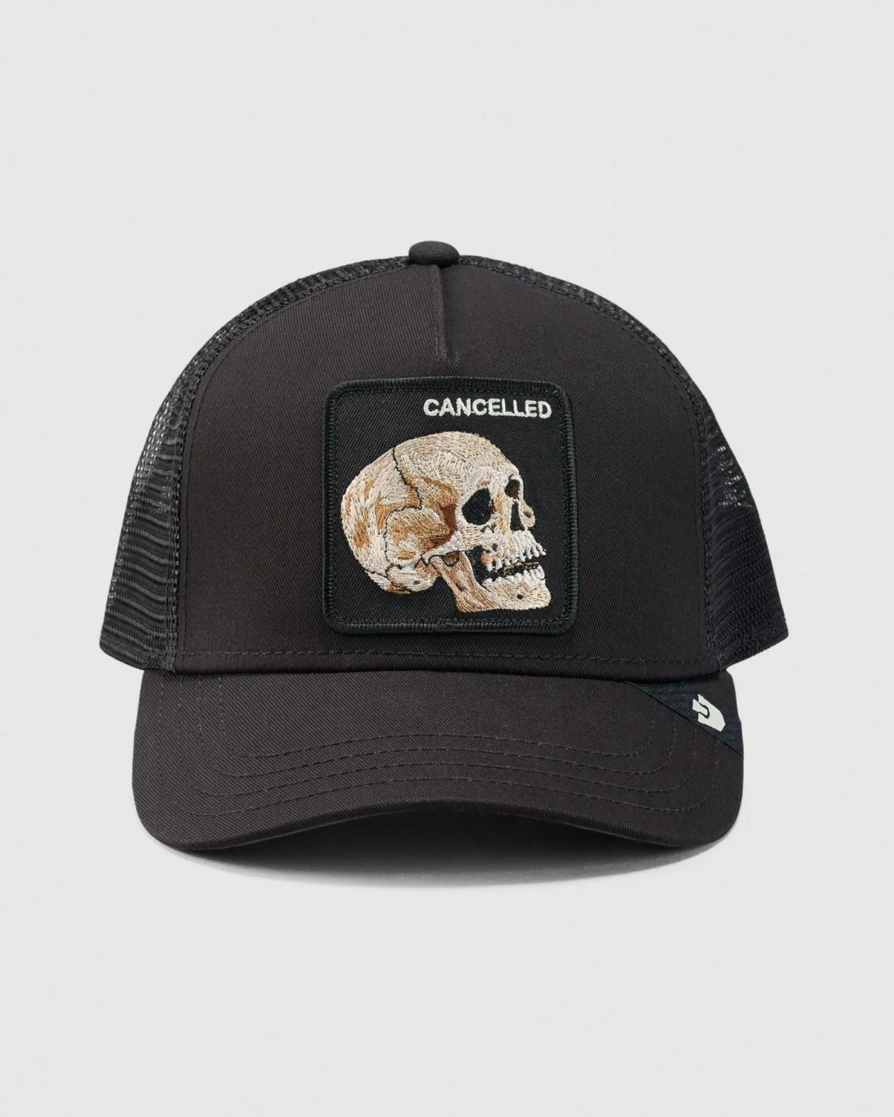 Headwear*Goorin Bros The Cancelled Skull Trucker Cap Black