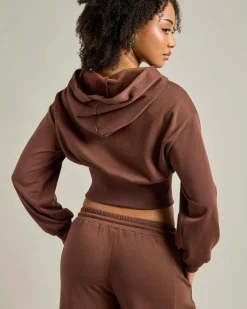 Sets|Jumpers & Hoodies*Mint Vanilla Thelma Zip Hoodie Espresso