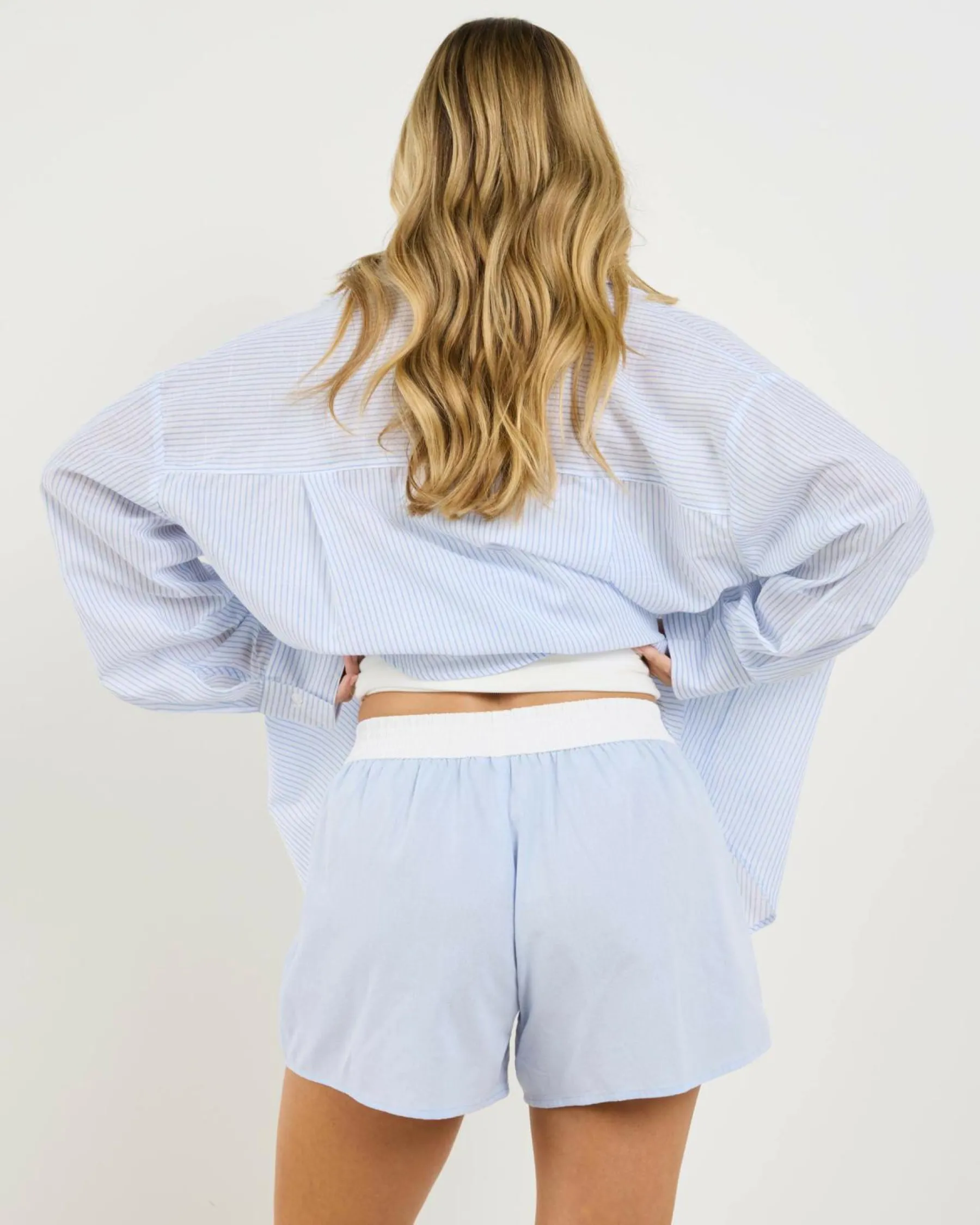 Bottoms*Ava And Ever Theo Shorts Light Blue