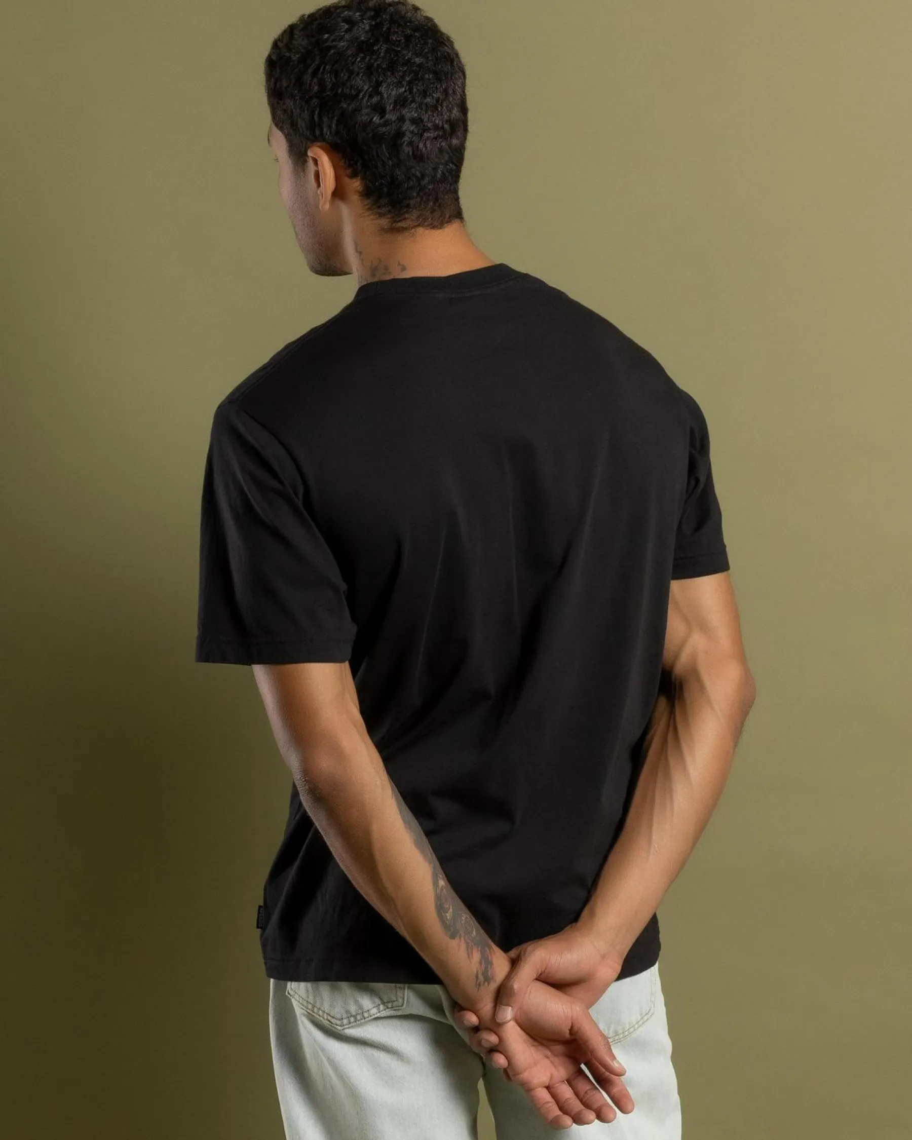 Tops & T-Shirts*Afends Thrown Out T-Shirt Black/taupe