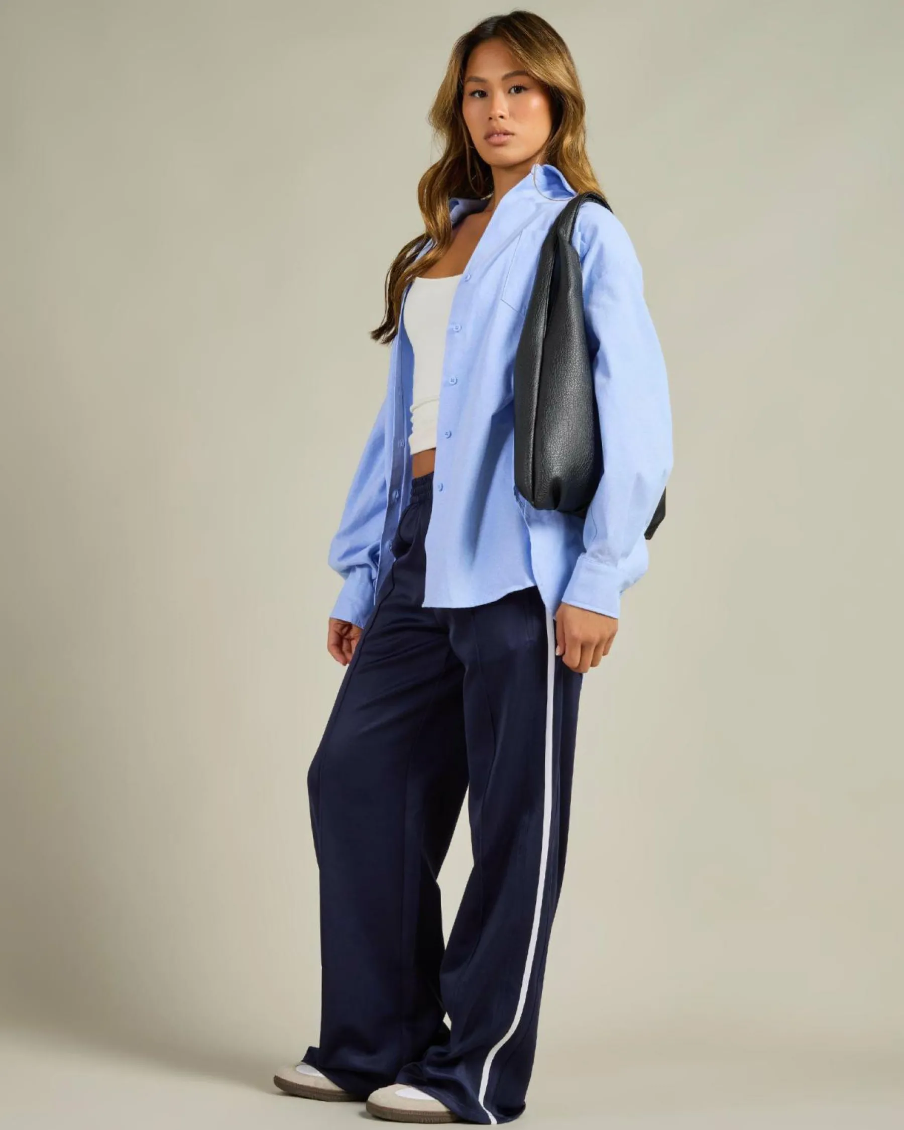Bottoms*Ava And Ever Tia Pants Navy/white