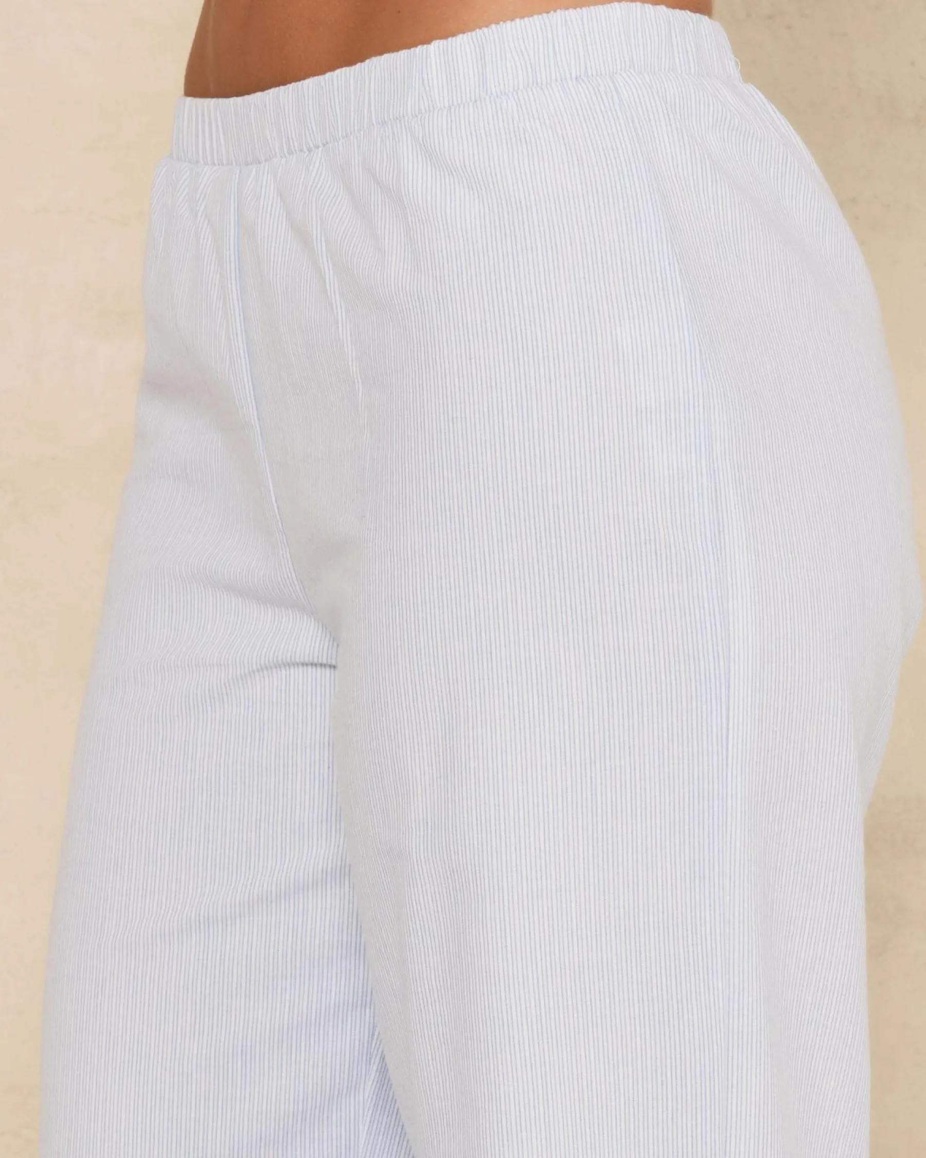 Bottoms*Mooloola Tilly Pants Light Blue Stripe