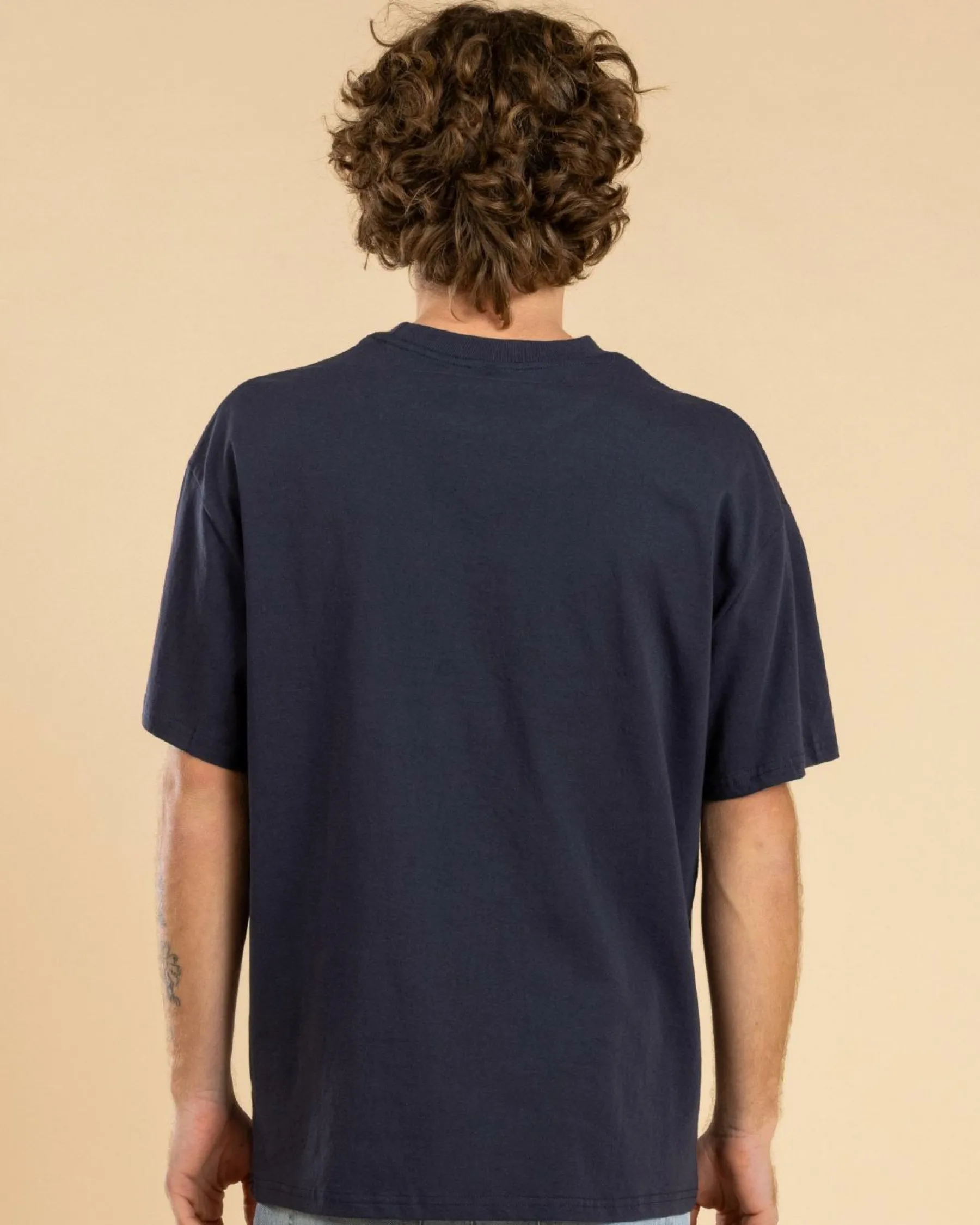 Tops & T-Shirts*Quiksilver Tilt Panel Knit T-Shirt Black Wave