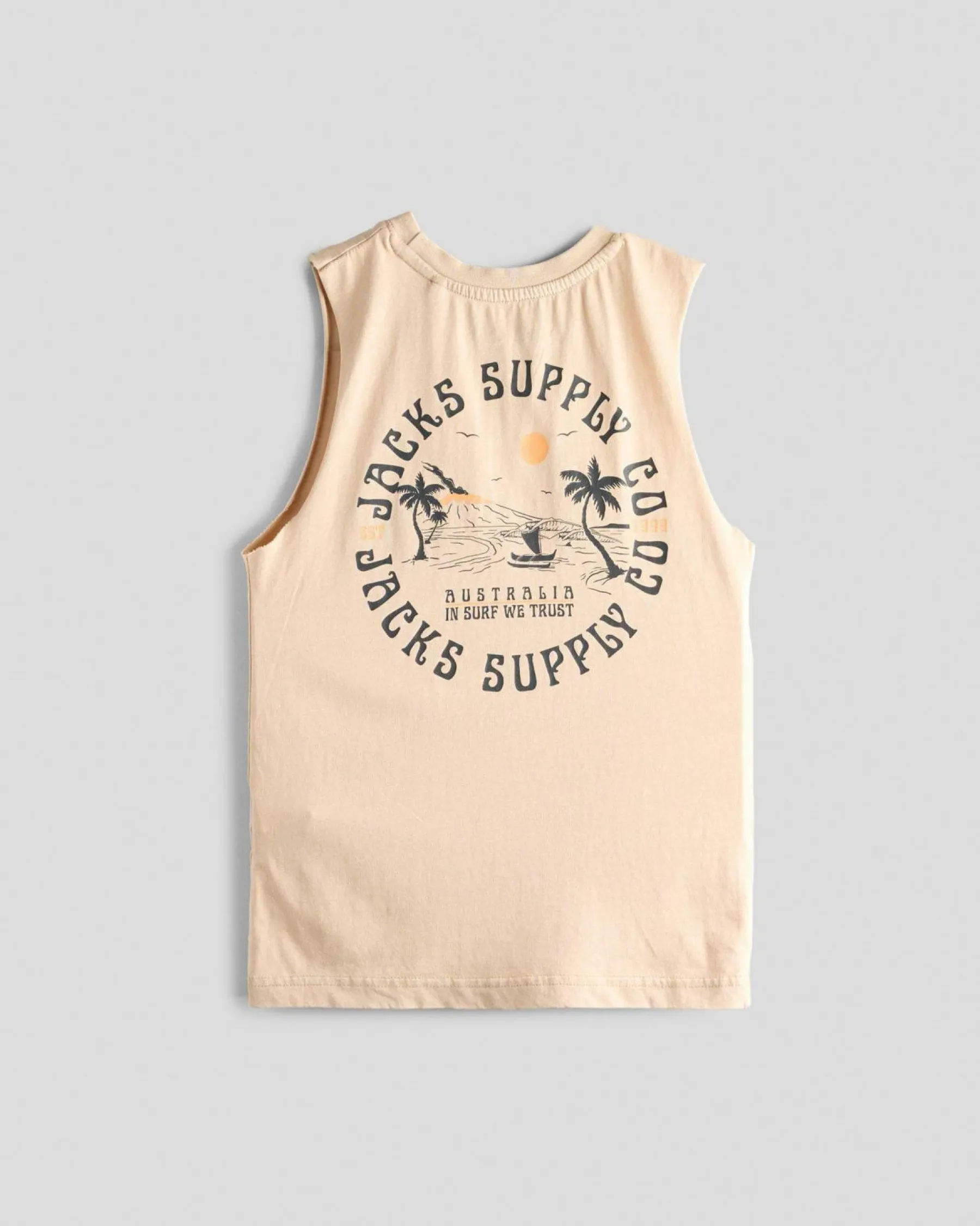 Toddlers|Tops & T-Shirts*Jacks Toddlers' Escape Muscle Tank Sand Acid