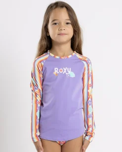 Outlet Toddlers' Rainbow Bay Stripe Long Sleeve Rash Vest Set Kids Rash Vests|Toddlers
