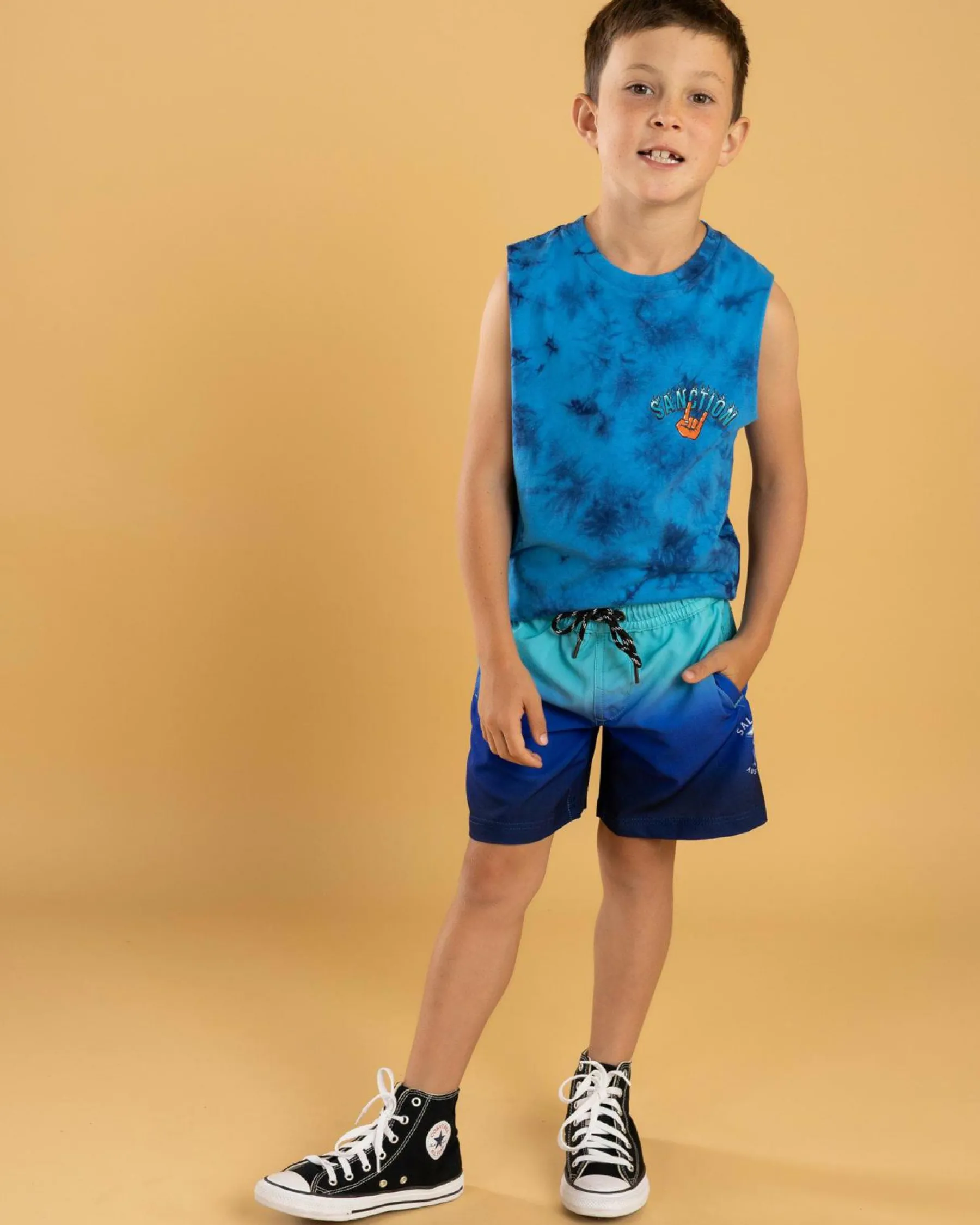 Toddlers|Shorts & Bottoms*Salty Life Toddlers' Unite Elastic Waist Shorts Mint/blue