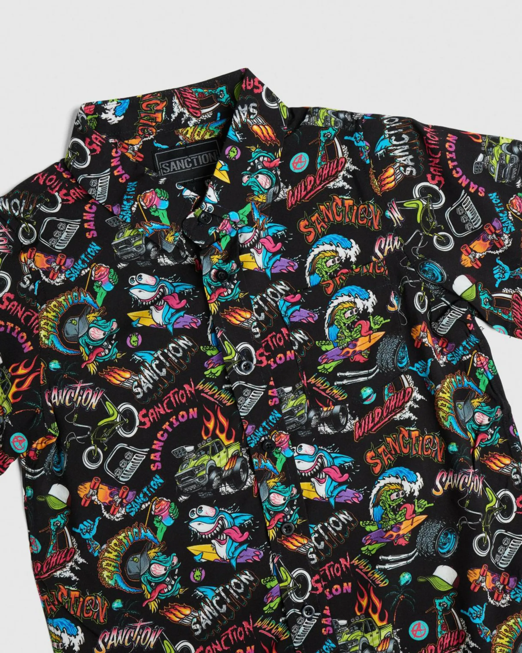 Toddlers|Tops & T-Shirts*Sanction Toddlers' Villain Short Sleeve Shirt Black