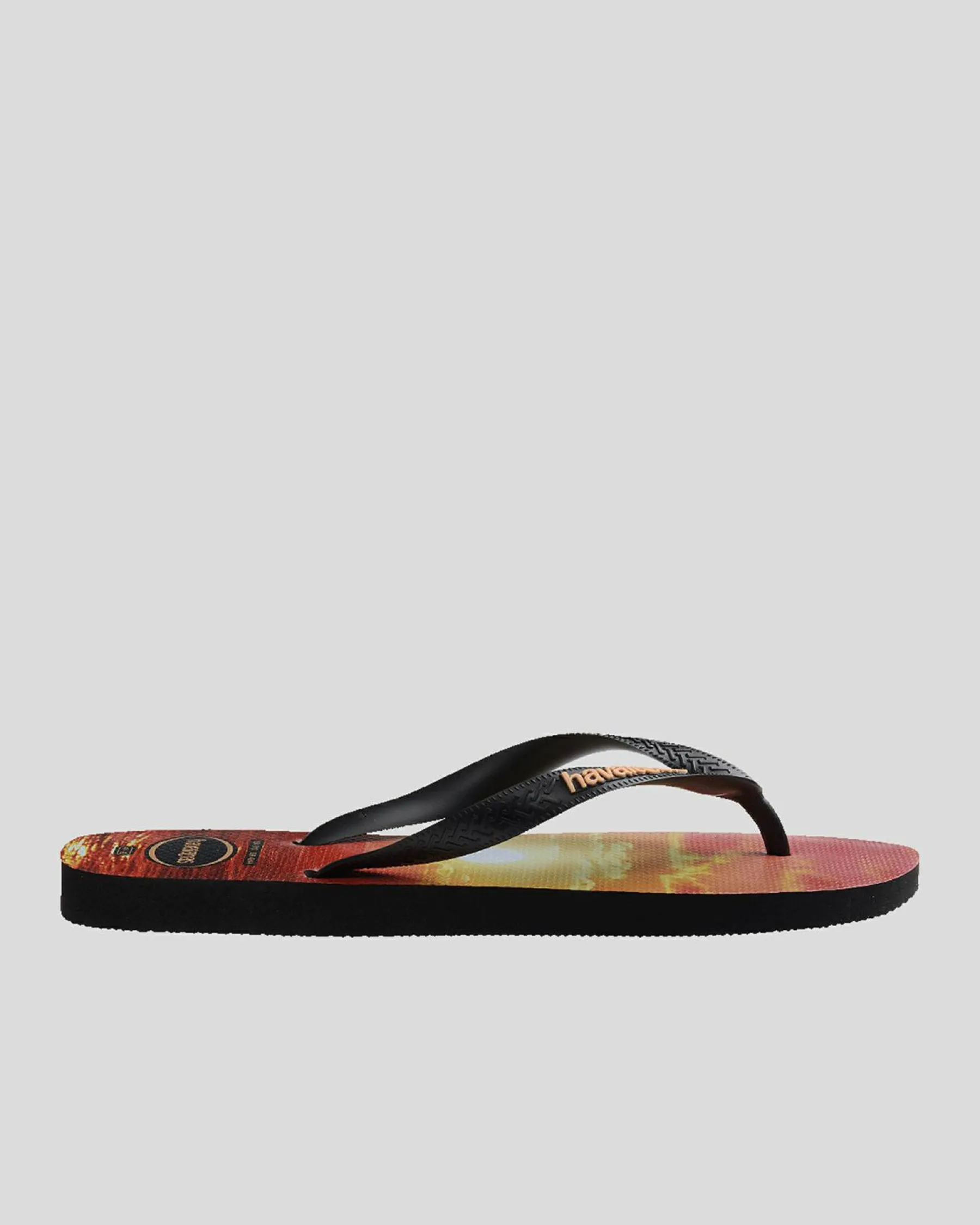 Flip Flops & Sandals*Havaianas Top Hype Thongs Black/black/peach