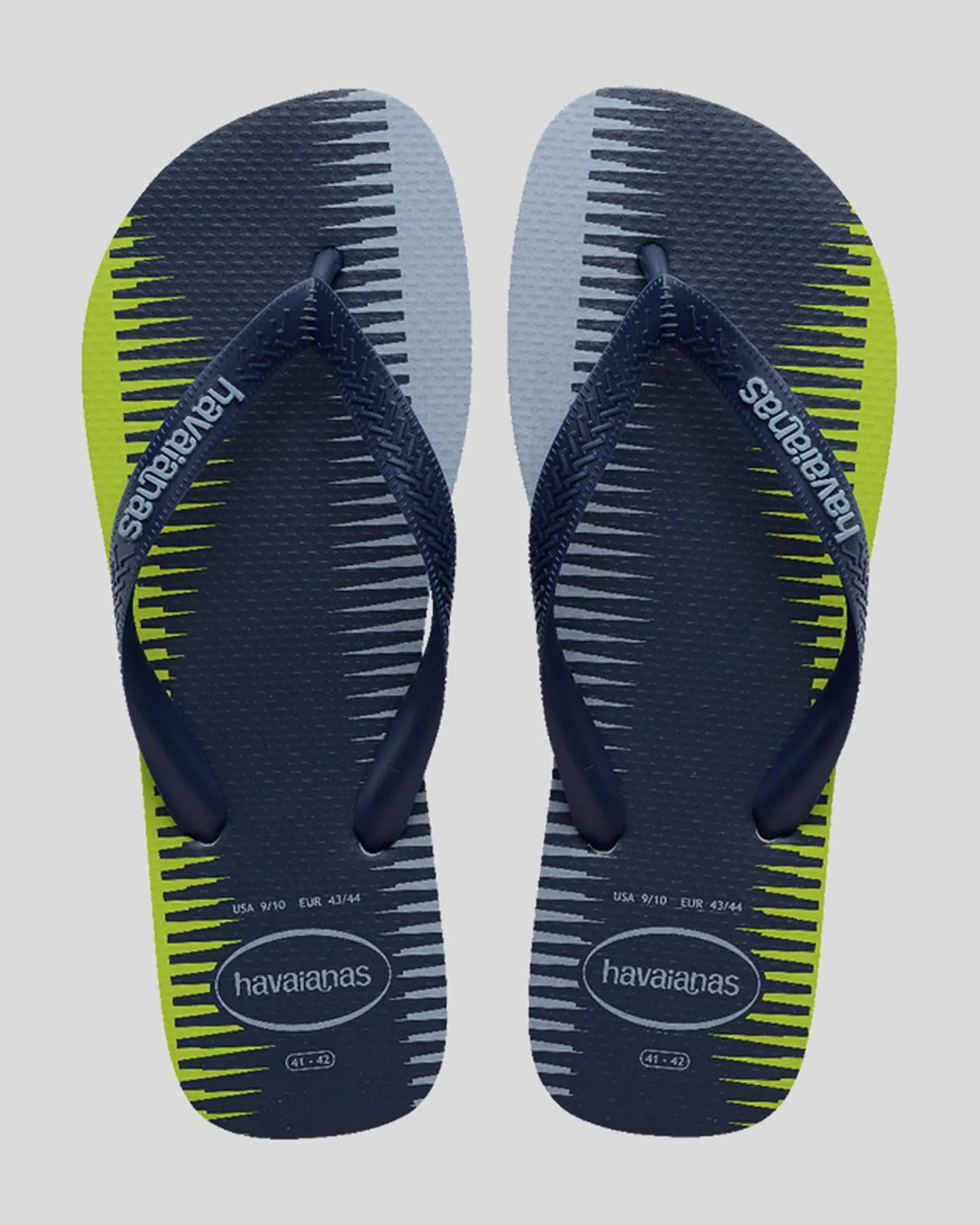 Flip Flops & Sandals*Havaianas Top Trend Thongs Navy/green