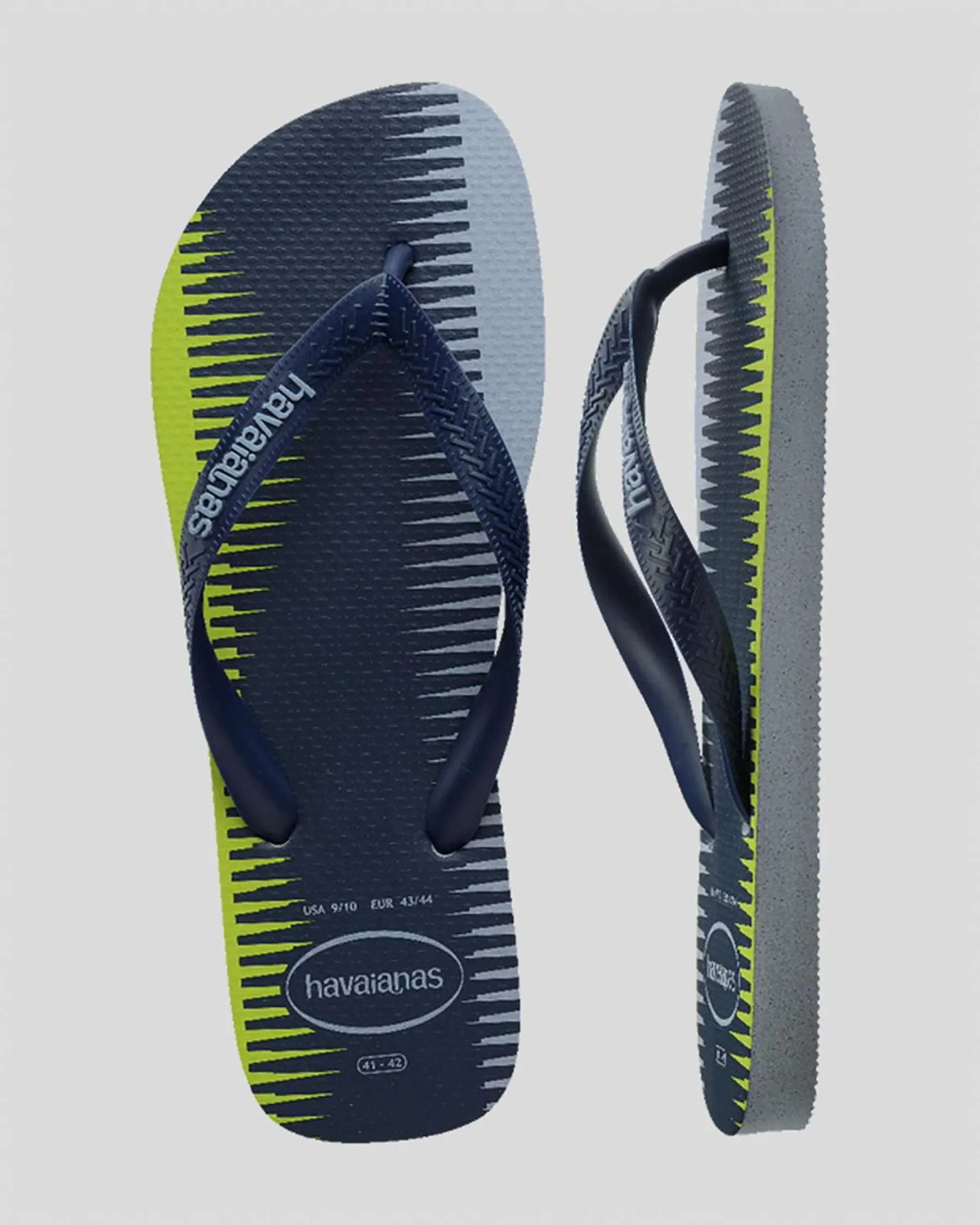 Flip Flops & Sandals*Havaianas Top Trend Thongs Navy/green
