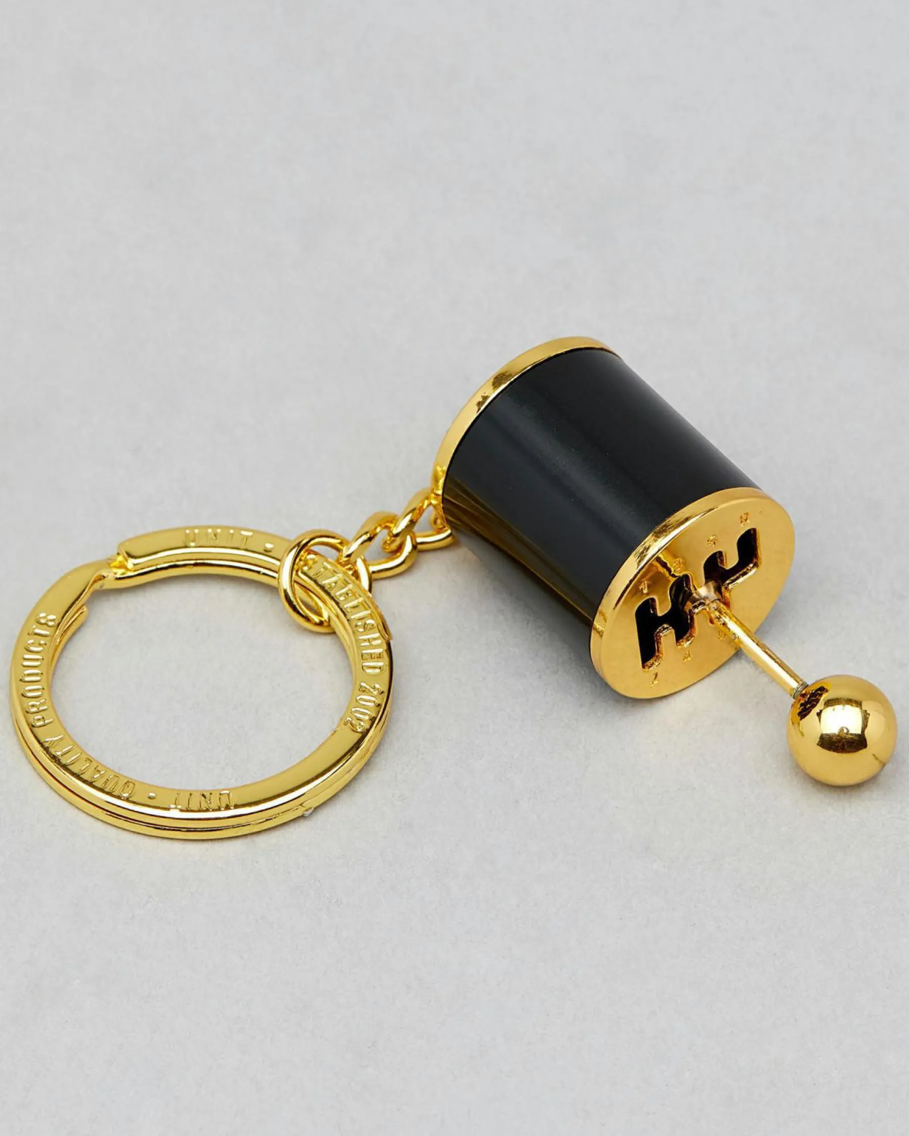 Gifts & Novelty|Gifts & Novelty*Unit Topgear Keyring Black Gold