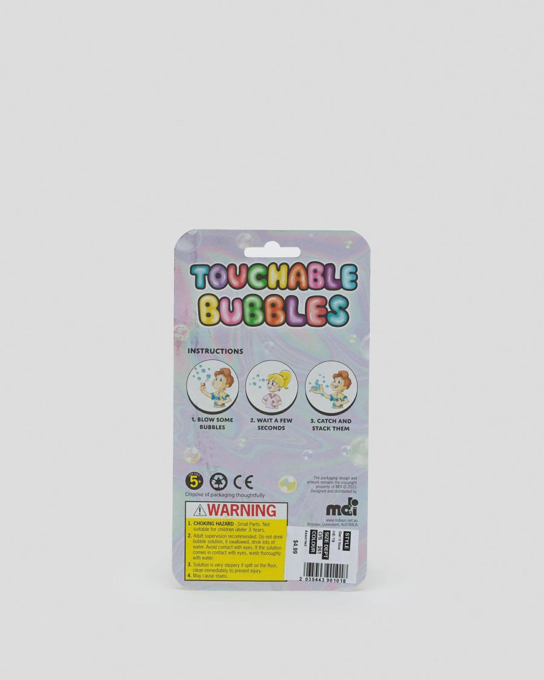 Gifts & Novelty|Gifts & Novelty*Get It Now Touchabubbles Toy Assorted