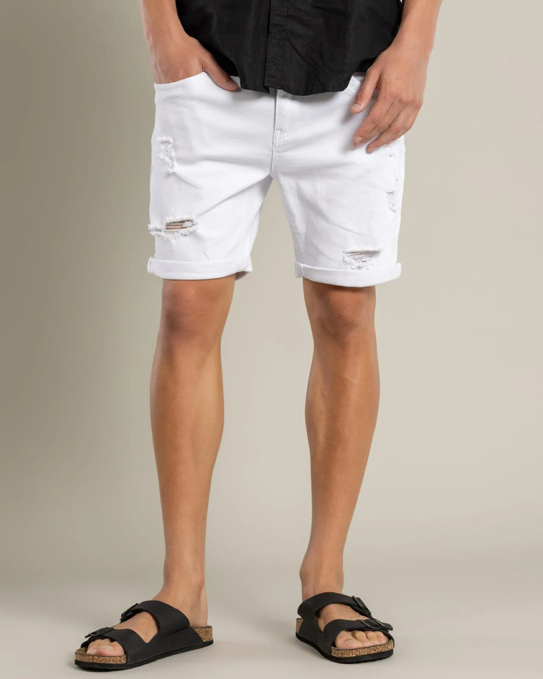 New Trapper Denim Walk Shorts Denim|Shorts & Bottoms