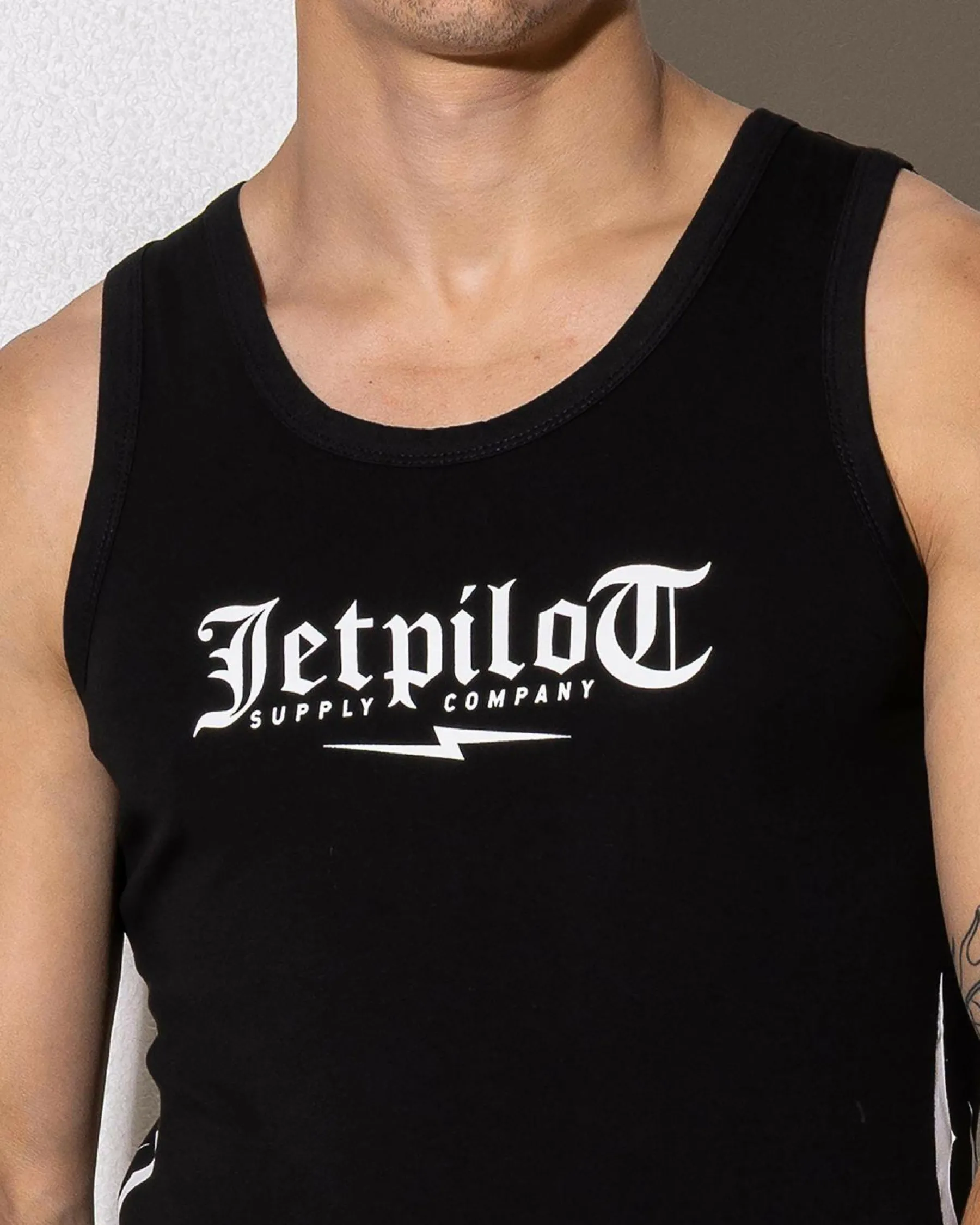 Tops & T-Shirts*Jetpilot Tribal Singlet Black