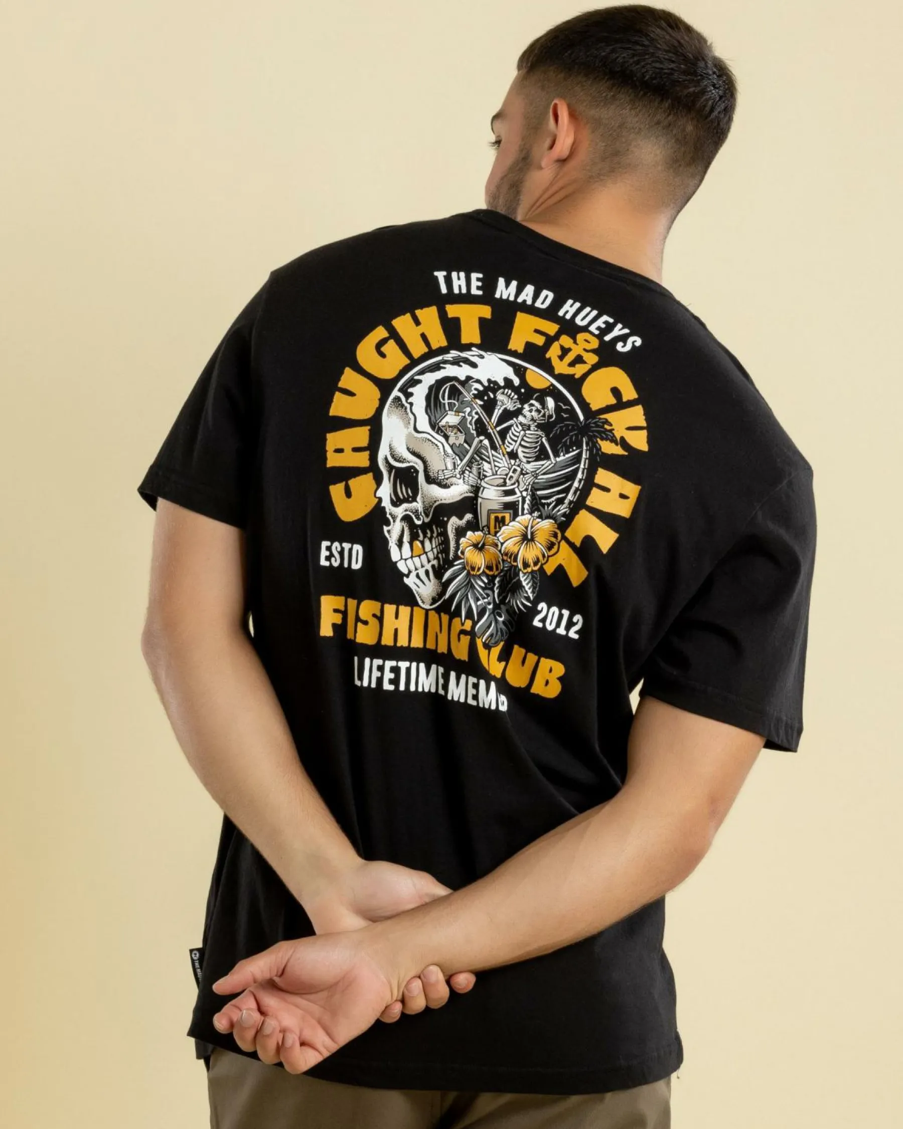 Tops & T-Shirts*The Mad Hueys Tropic Caught Fk All T-Shirt Black