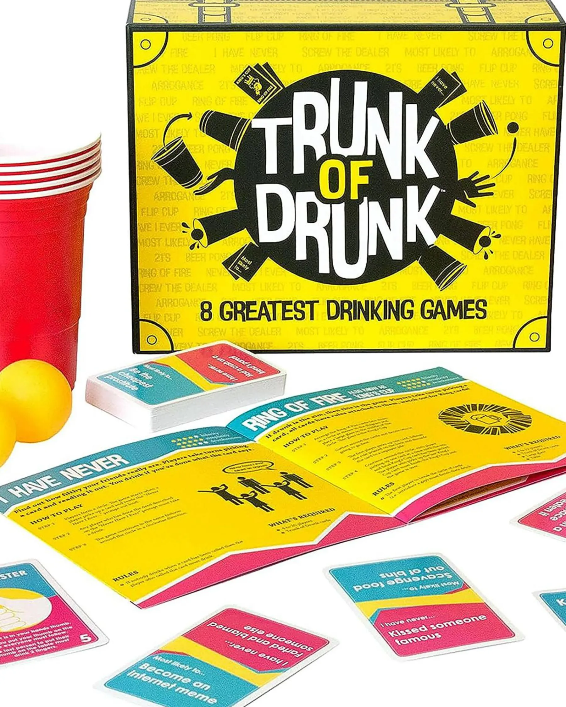 Gifts & Novelty*Miscellaneous Trunk of Drunk Card Game Multi
