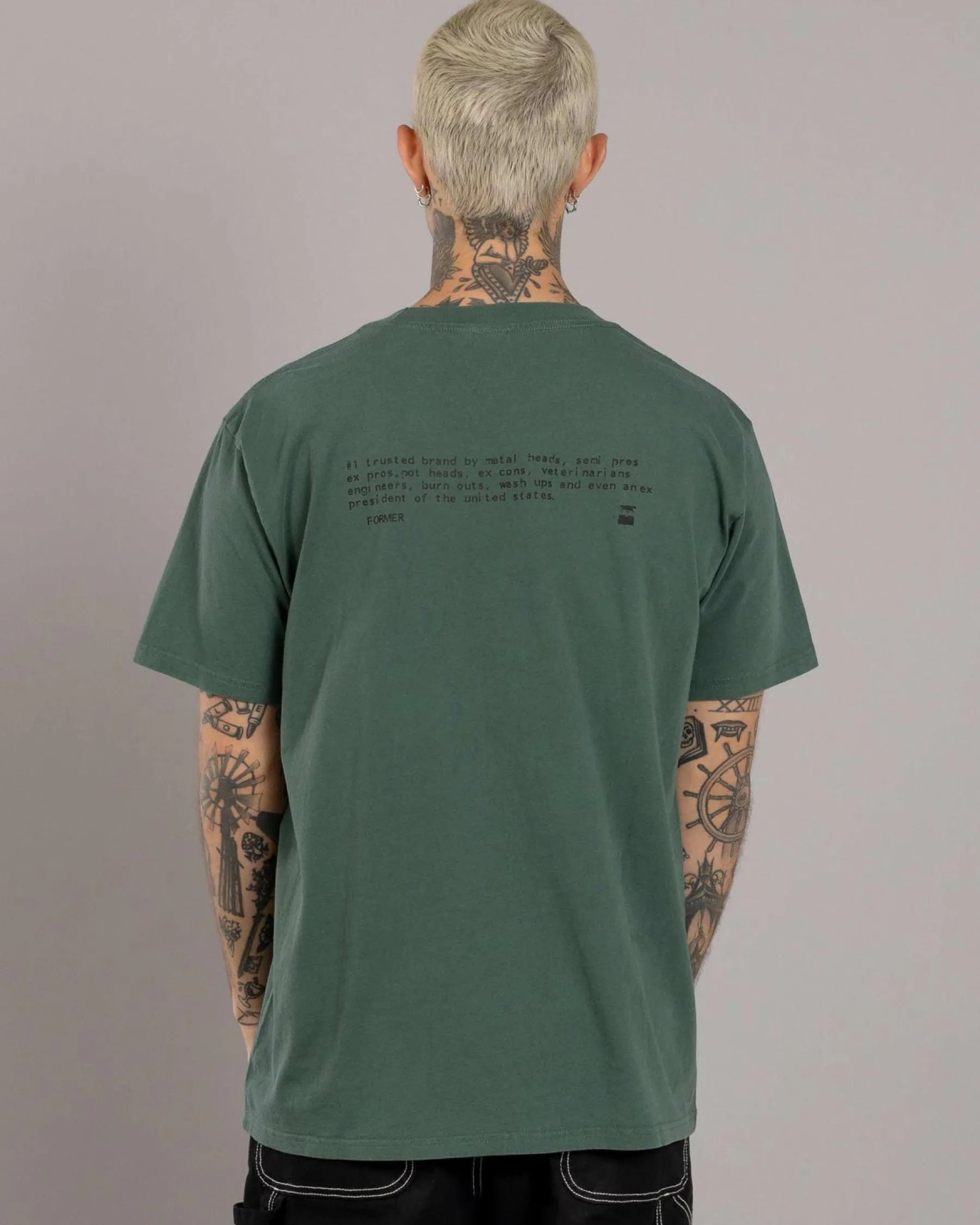 Tops & T-Shirts*Former Trusted T-Shirt Washed Green