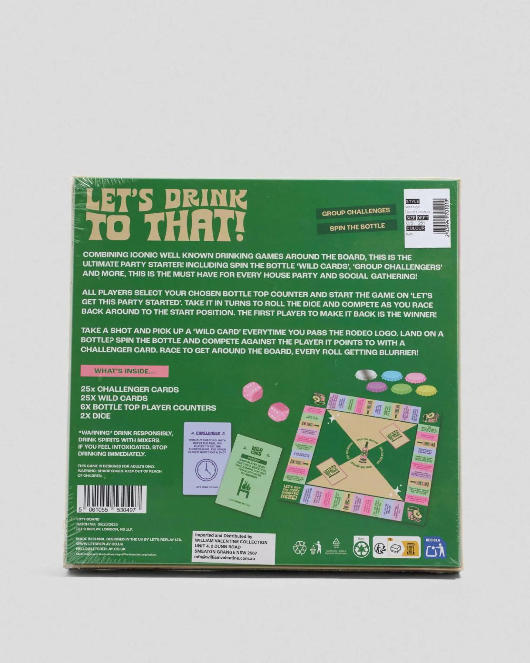 Gifts & Novelty|Gifts & Novelty*Get It Now Ultimate Drinking Board Game Multi