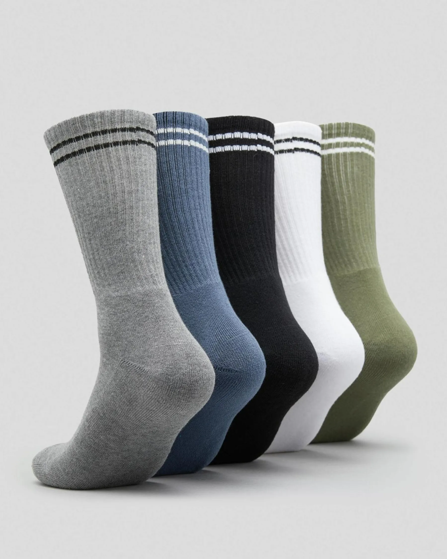 Socks*RVCA Union Socks 5 Pack Multi