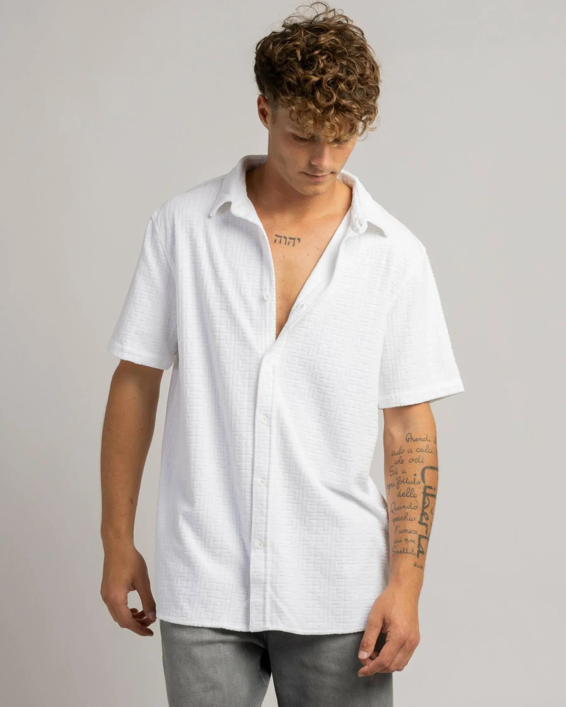 New Unwind Short Sleeve Shirt Tops & T-Shirts