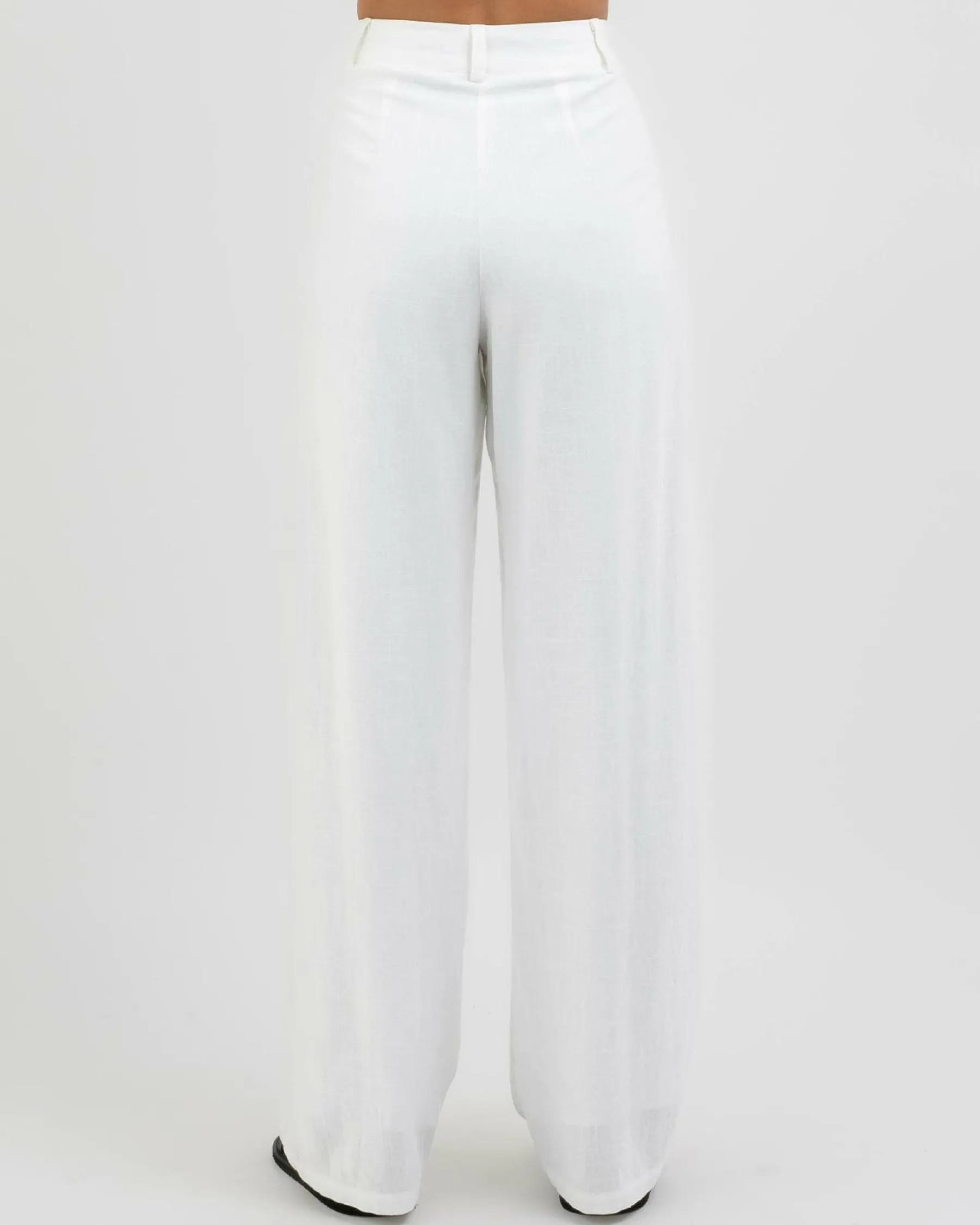 Sets|Linen Blend*Mooloola Vanessa Pants White
