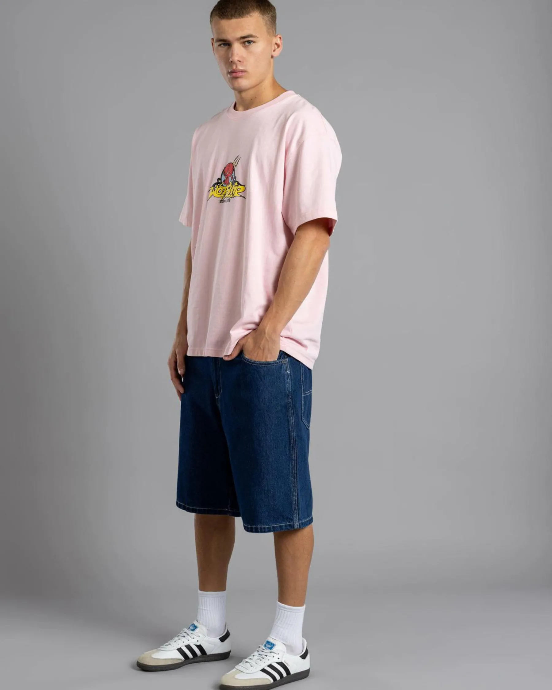 Denim|Shorts & Bottoms*Worship Supplies Vanity Big Dawg Jean Shorts Bpm Blue