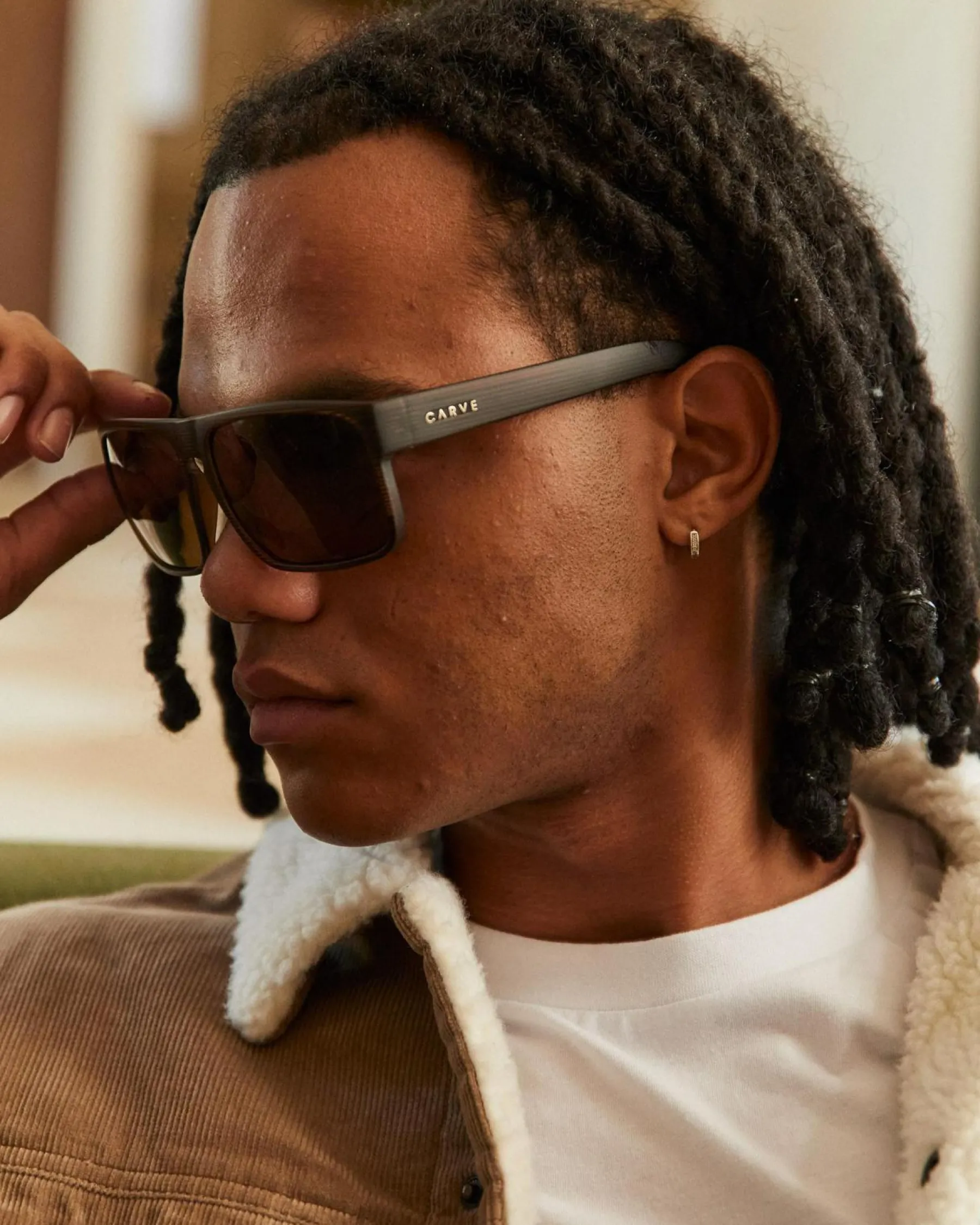 Sunglasses*Carve Vendetta Polarised Sunglasses Striped Translucent