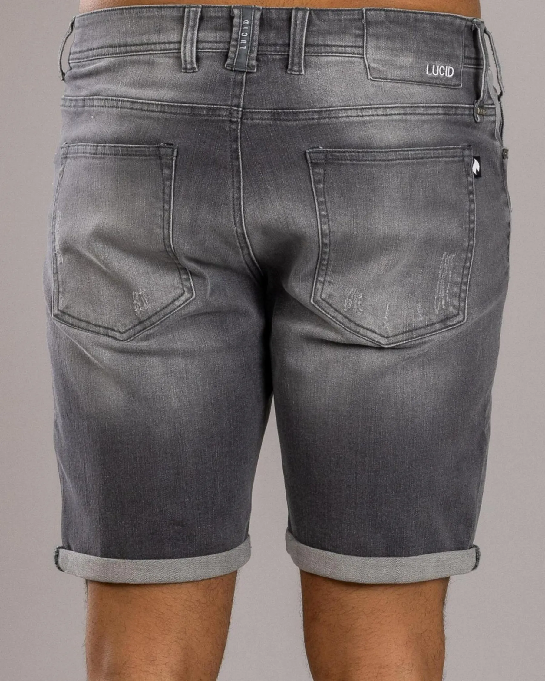 Denim|Shorts & Bottoms*Lucid Vienna Denim Walk Shorts Grey