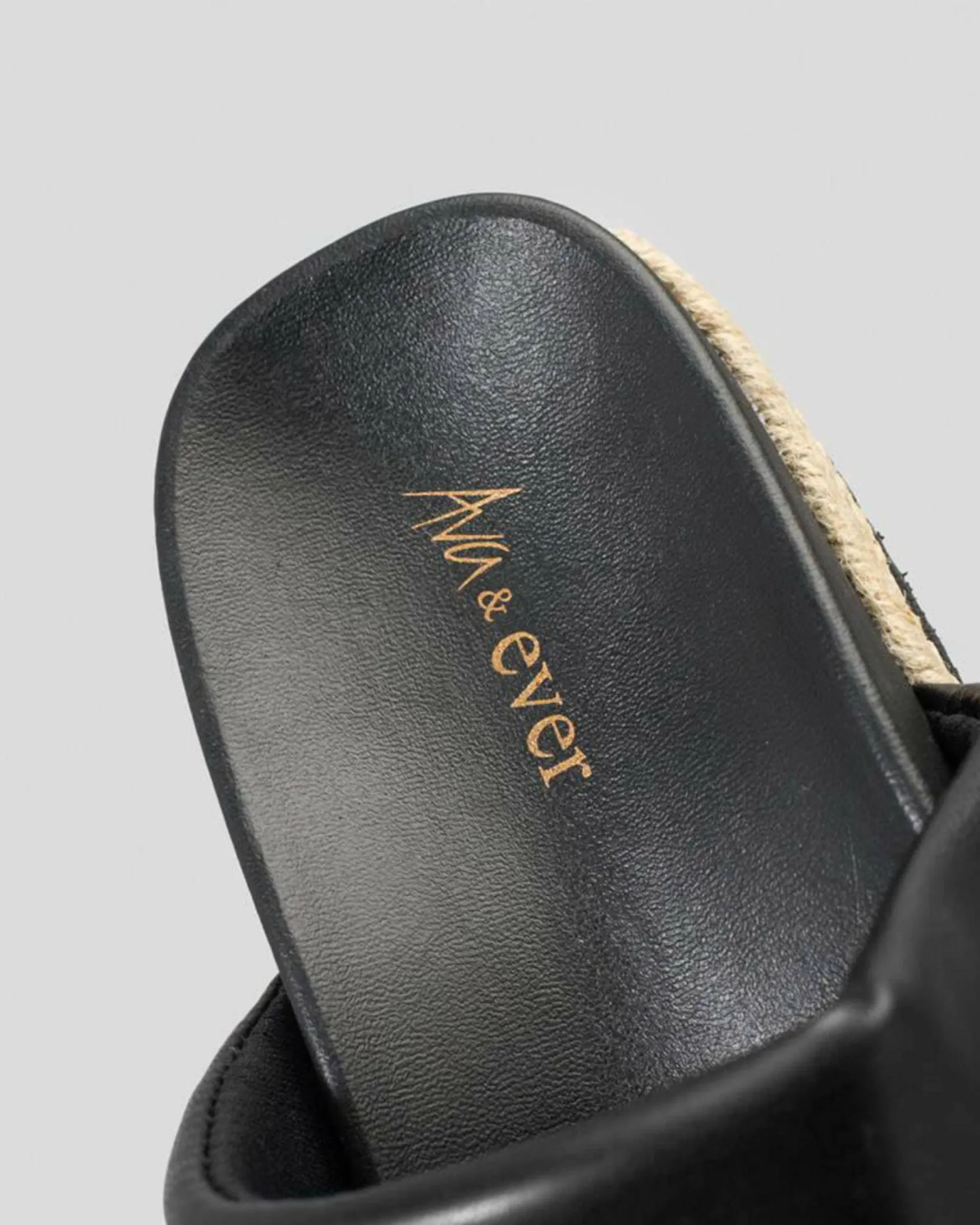 Sandals*Ava And Ever Vienna Slide Sandals Black