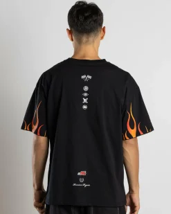 Tops & T-Shirts*Jetpilot Vintage Flames T-Shirt Black