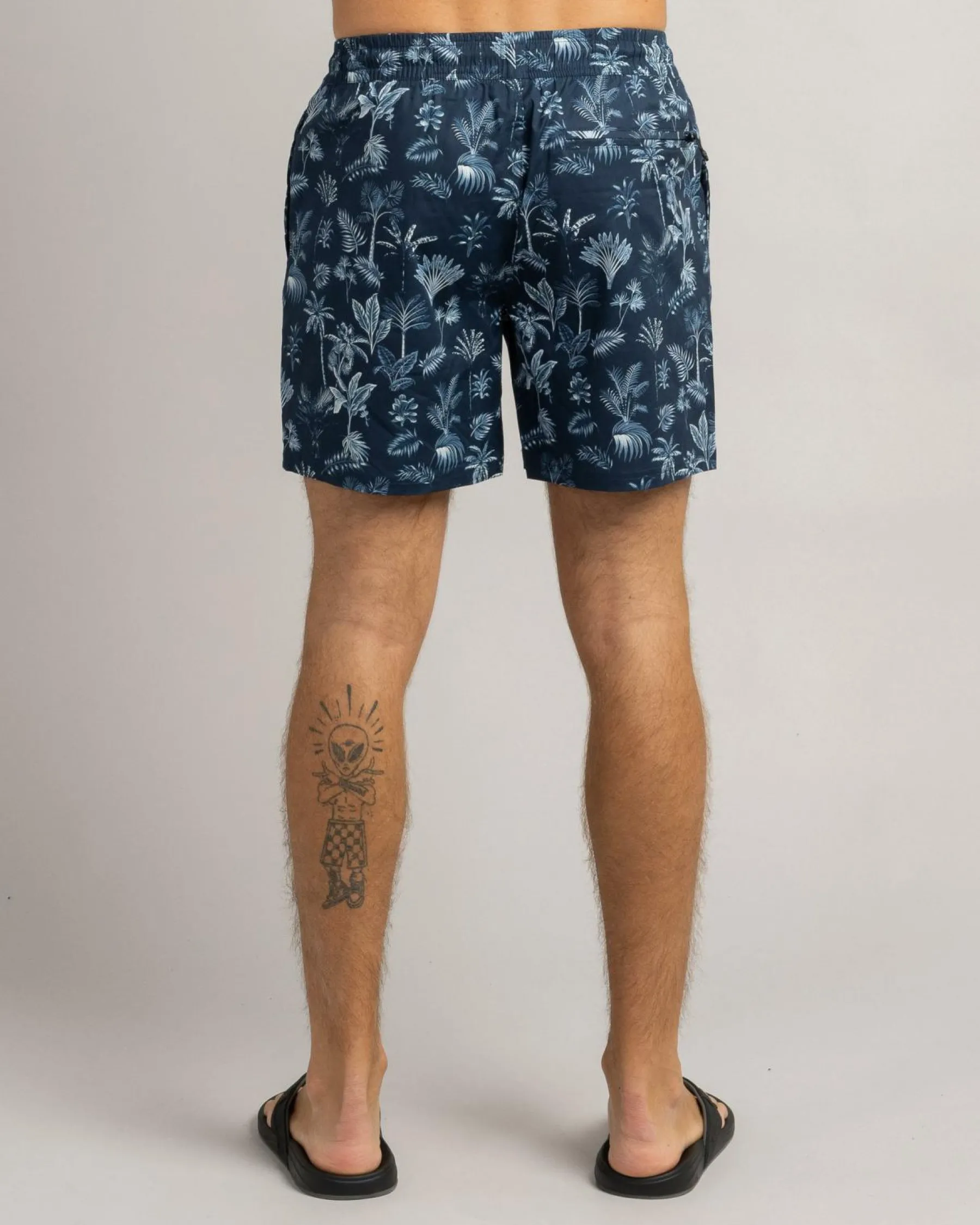 Board Shorts|Shorts & Bottoms*Jacks Wasteland Elastic Waist Shorts Navy