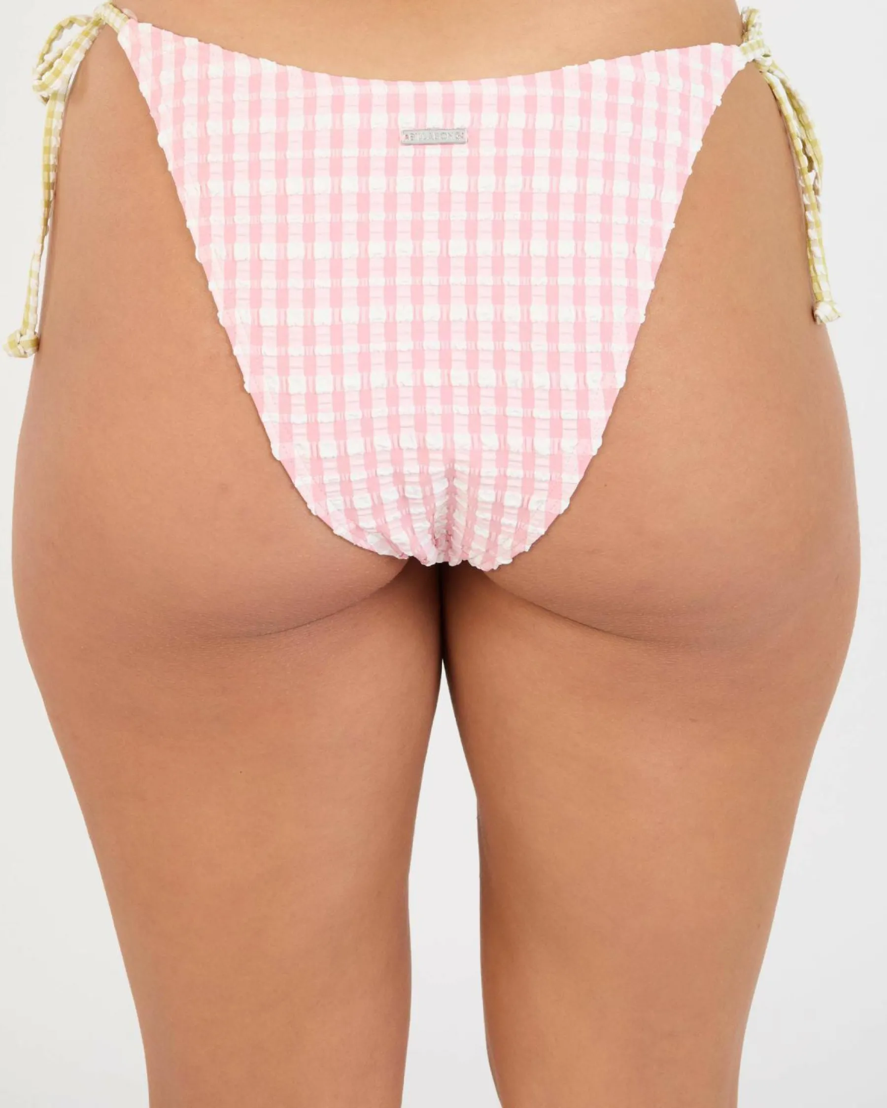 Bikinis*Billabong Wave Check Tie Side Hike Bikini Bottom Rosie