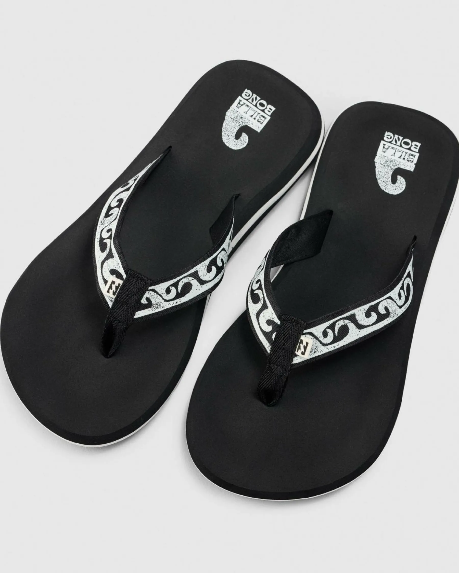 Flip Flops*Billabong Wave Watcher Throwback Thongs Black