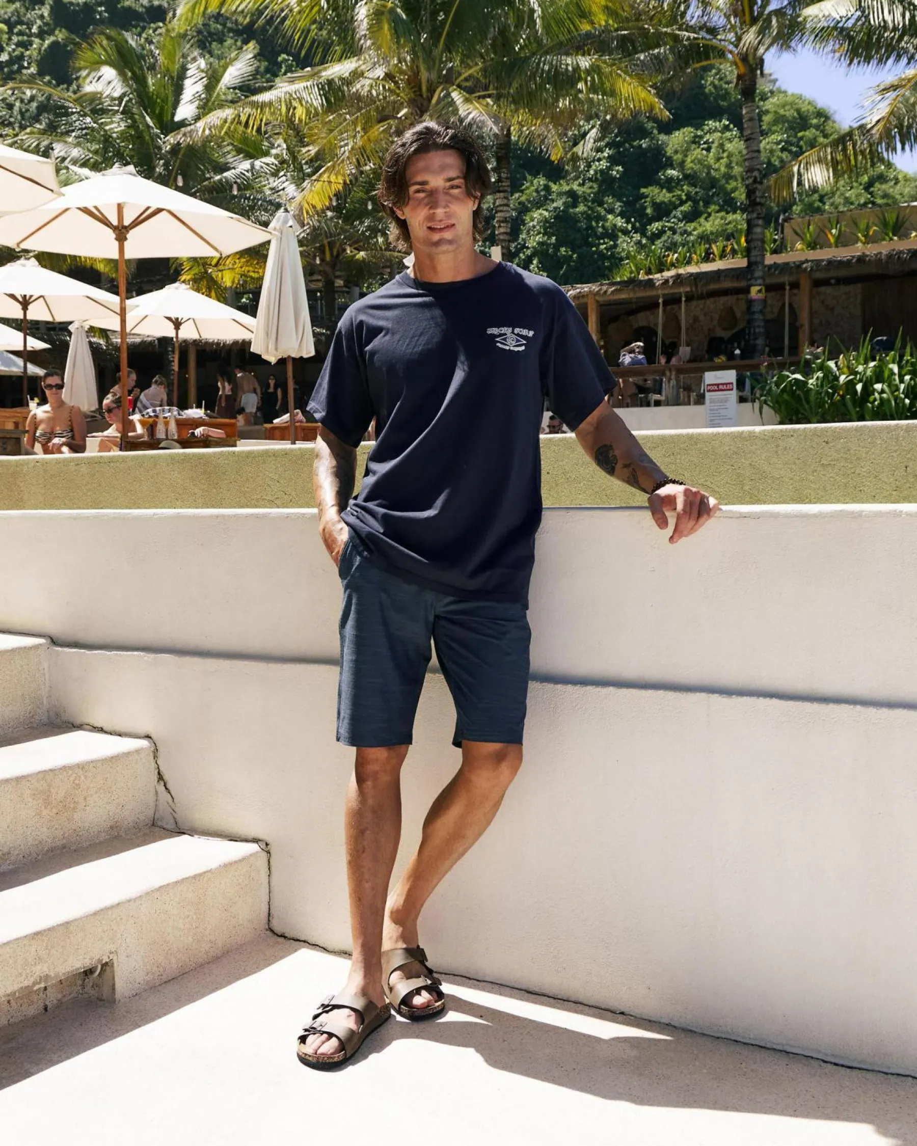 Tops & T-Shirts*Jacks Wavecrest T-Shirt Washed Navy