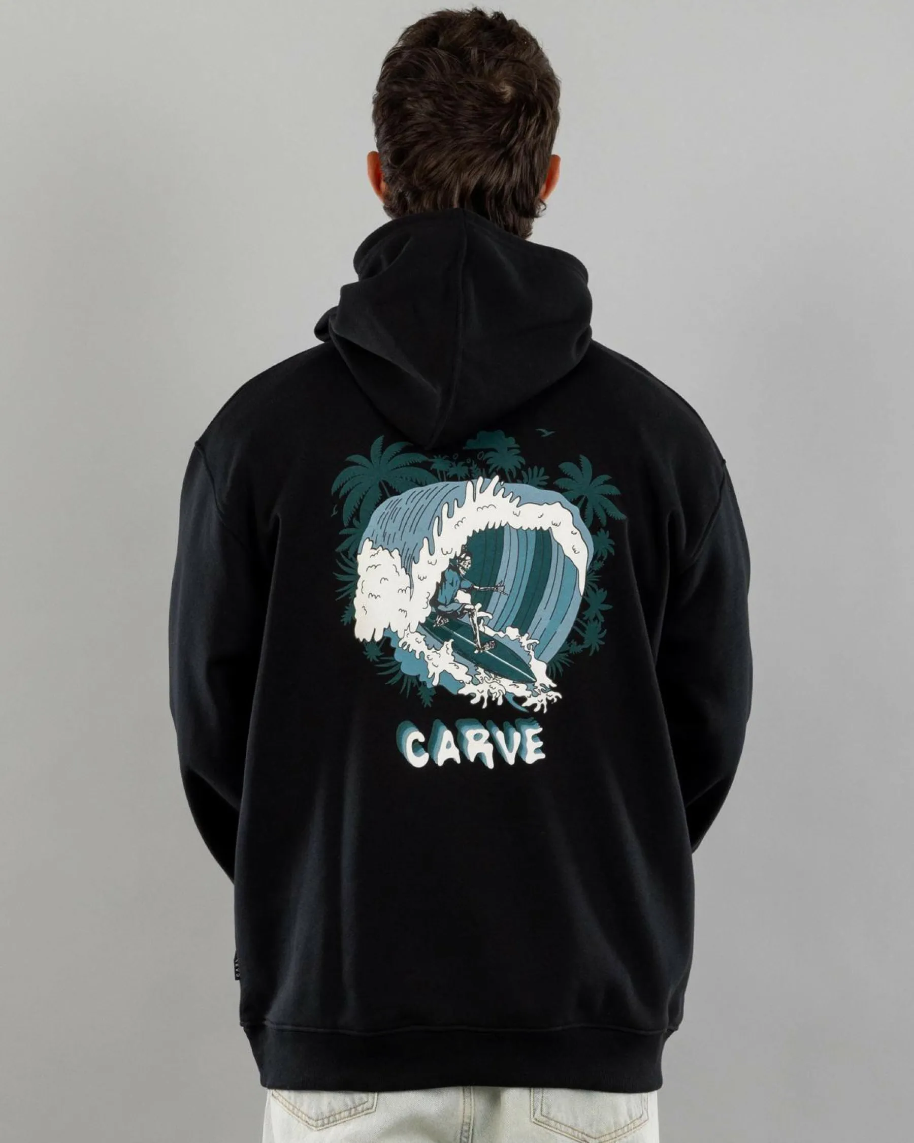Hoodies & Sweatshirts*Carve Waves Hoodie Black