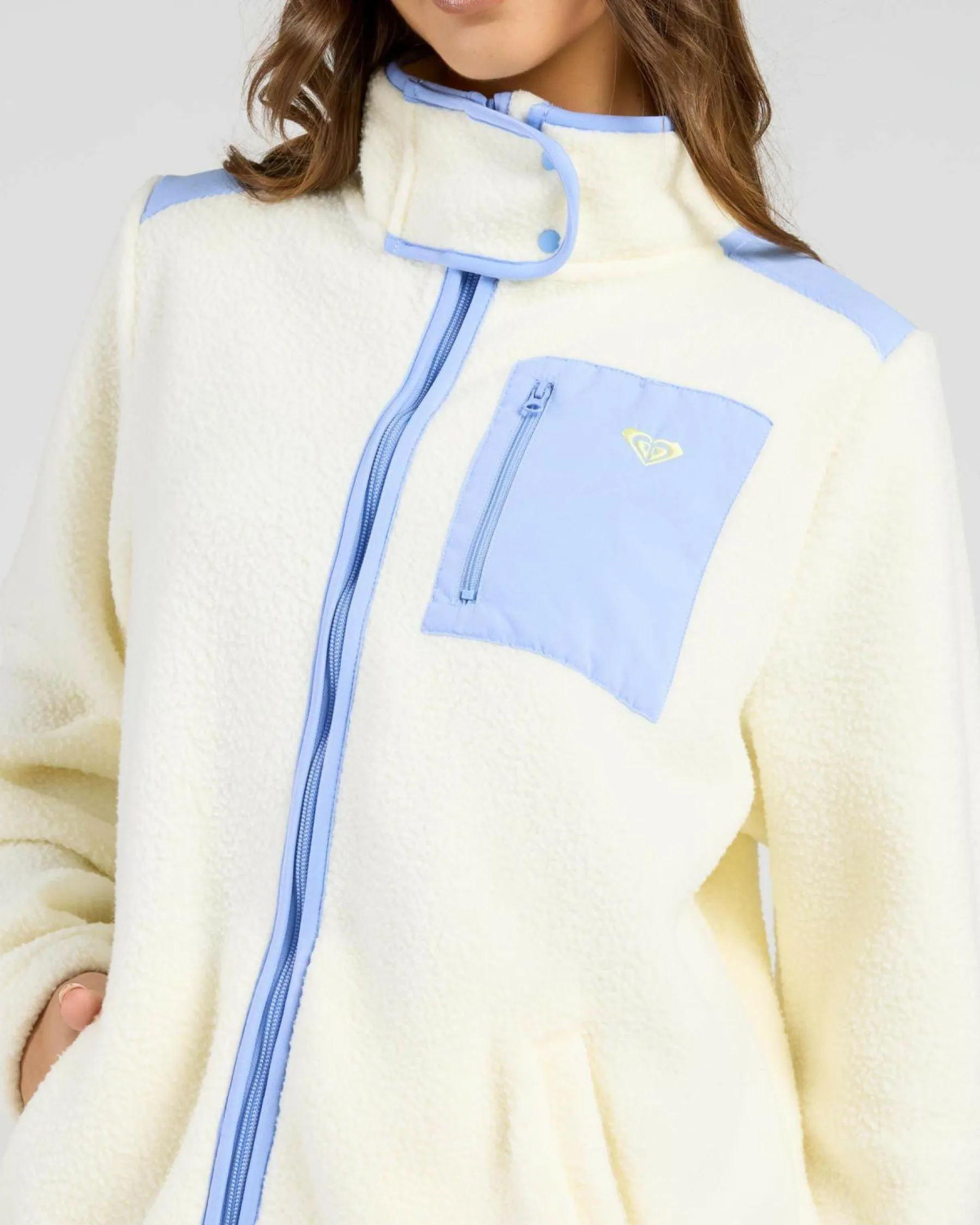 Jackets & Coats*Roxy Waves of Warmth Cosy Jacket Egret