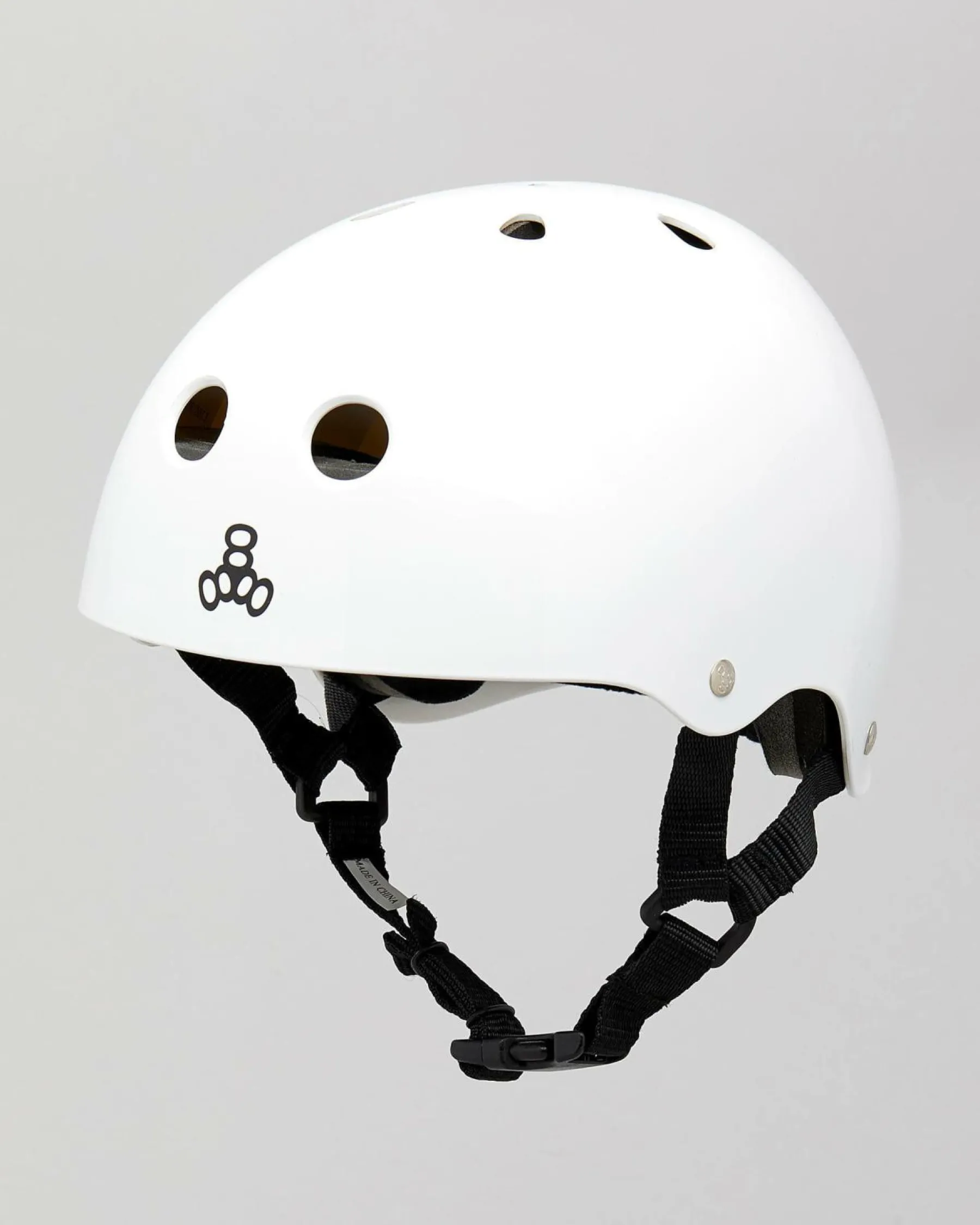 Skateboards & Scooters|Skateboards & Scooters*Triple 8 Helmet White Gloss