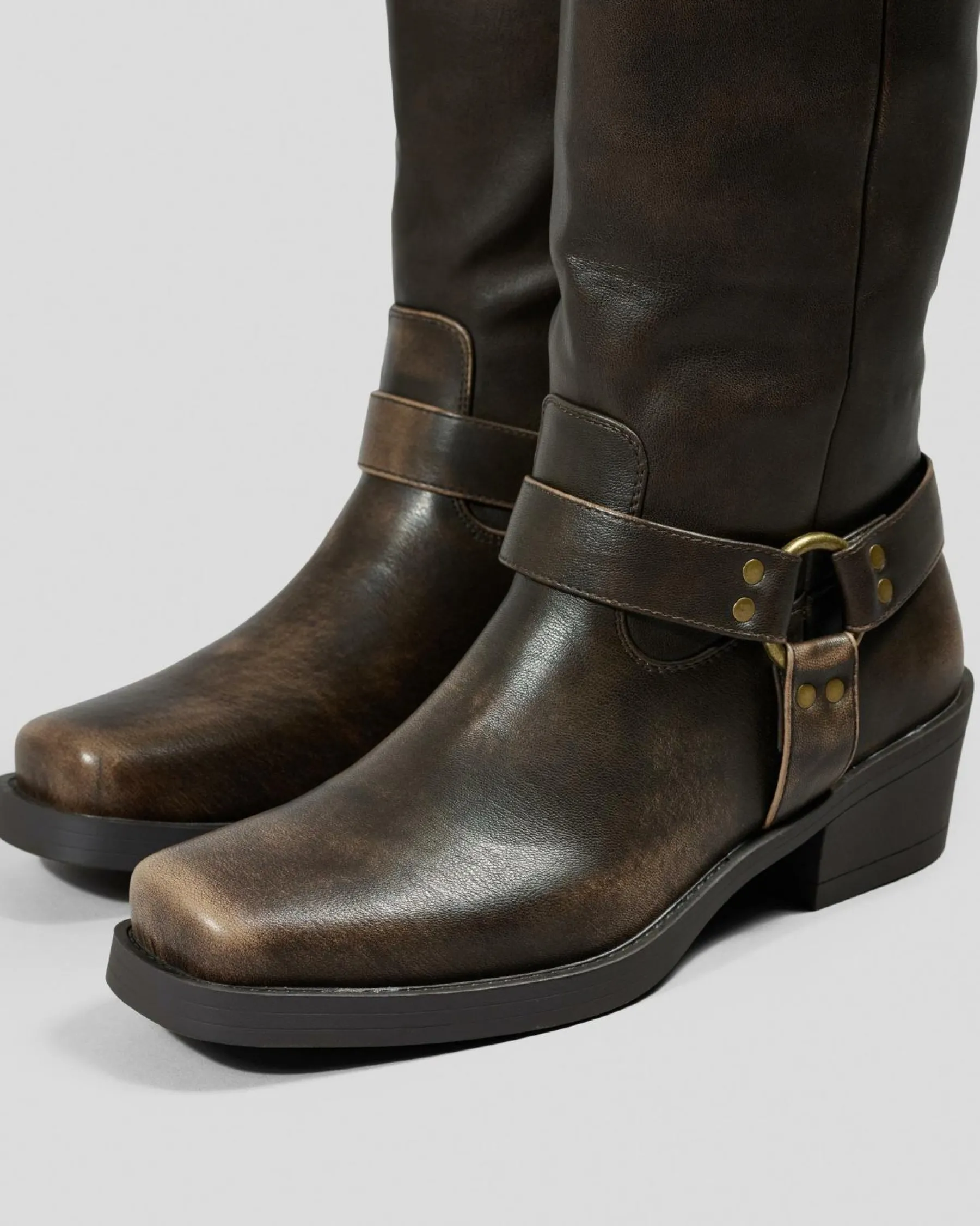 Boots*Ava And Ever Wild West Boots Washed Brown