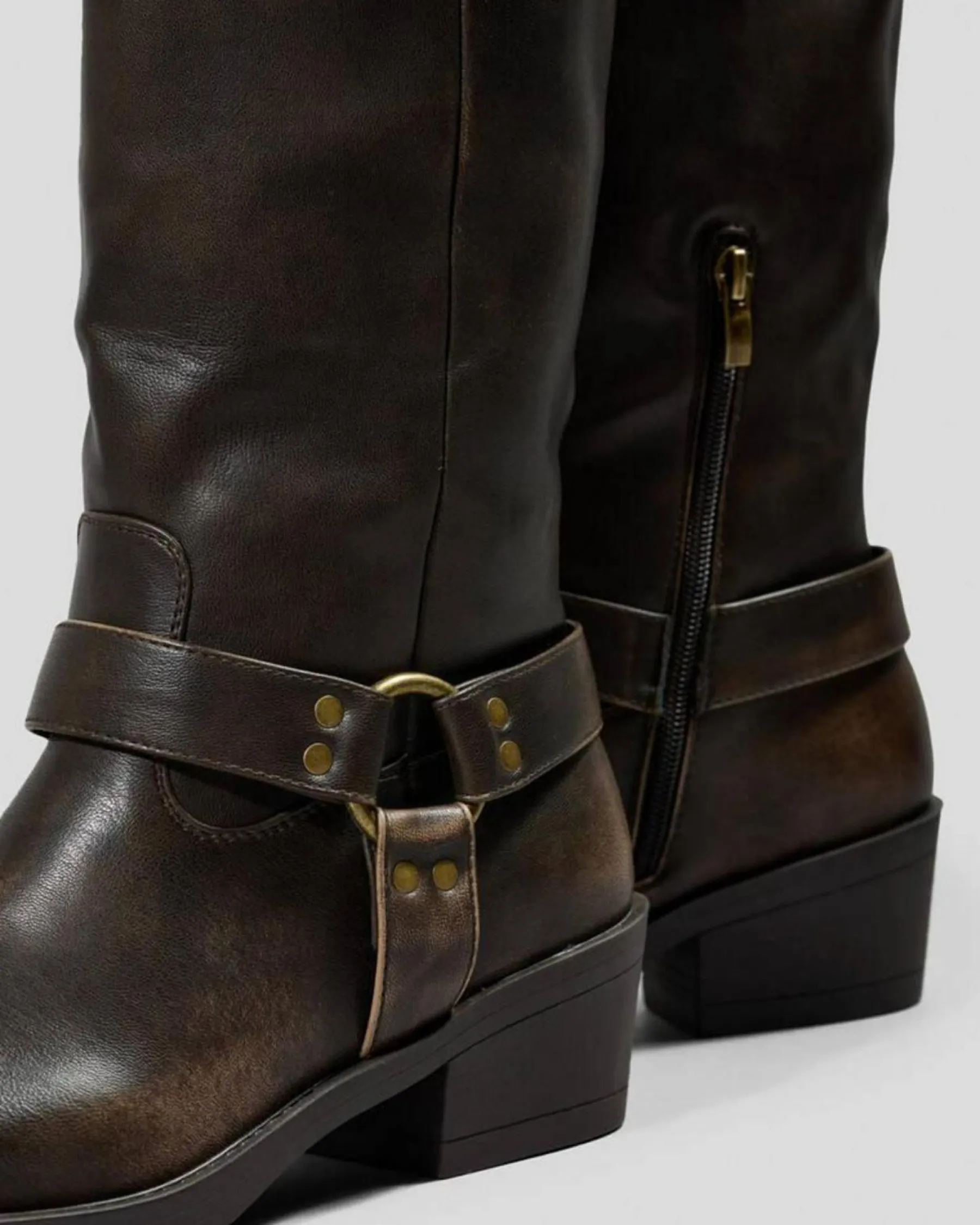 Boots*Ava And Ever Wild West Boots Washed Brown
