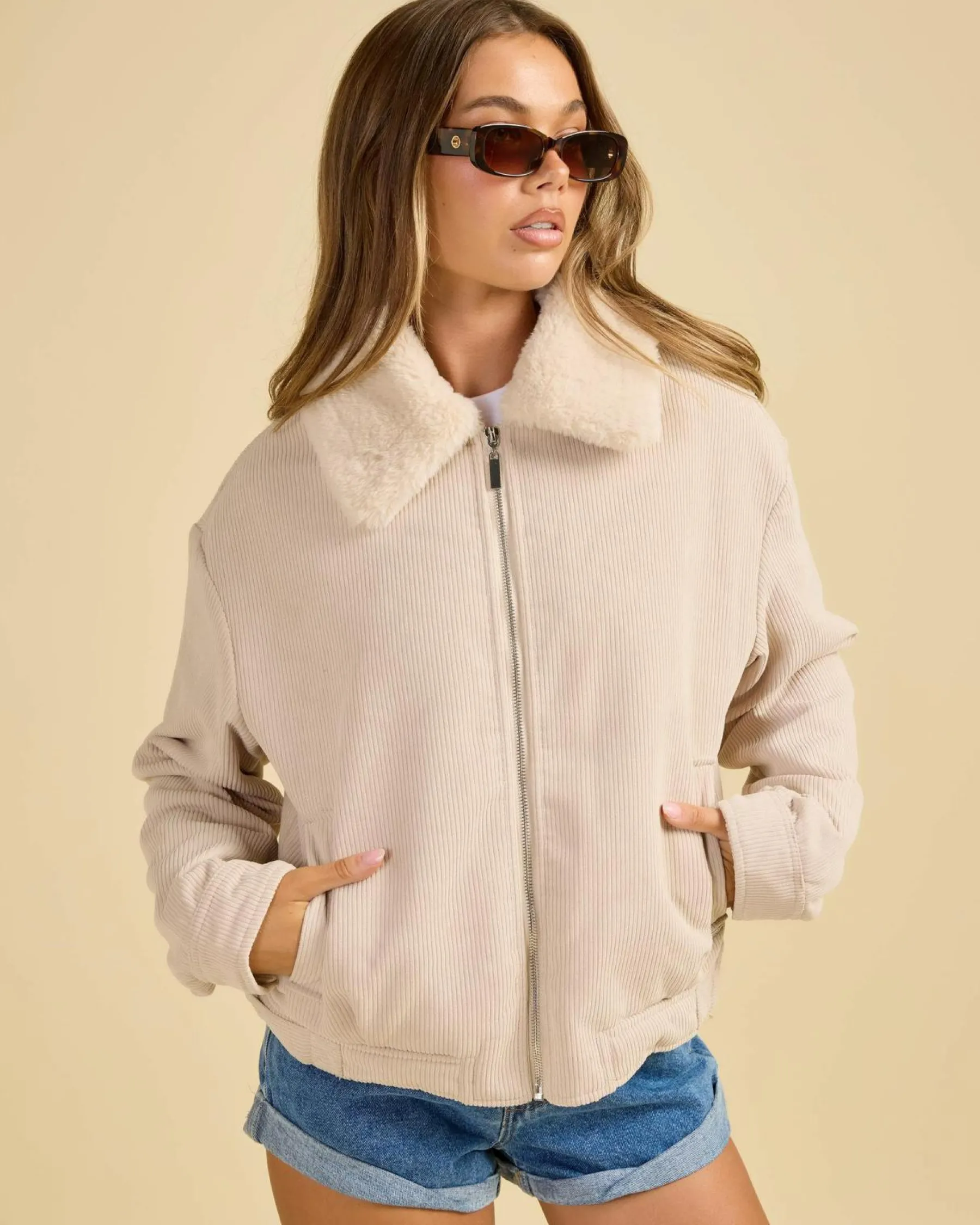 Online Wolf Cord Jacket Women Jackets & Coats