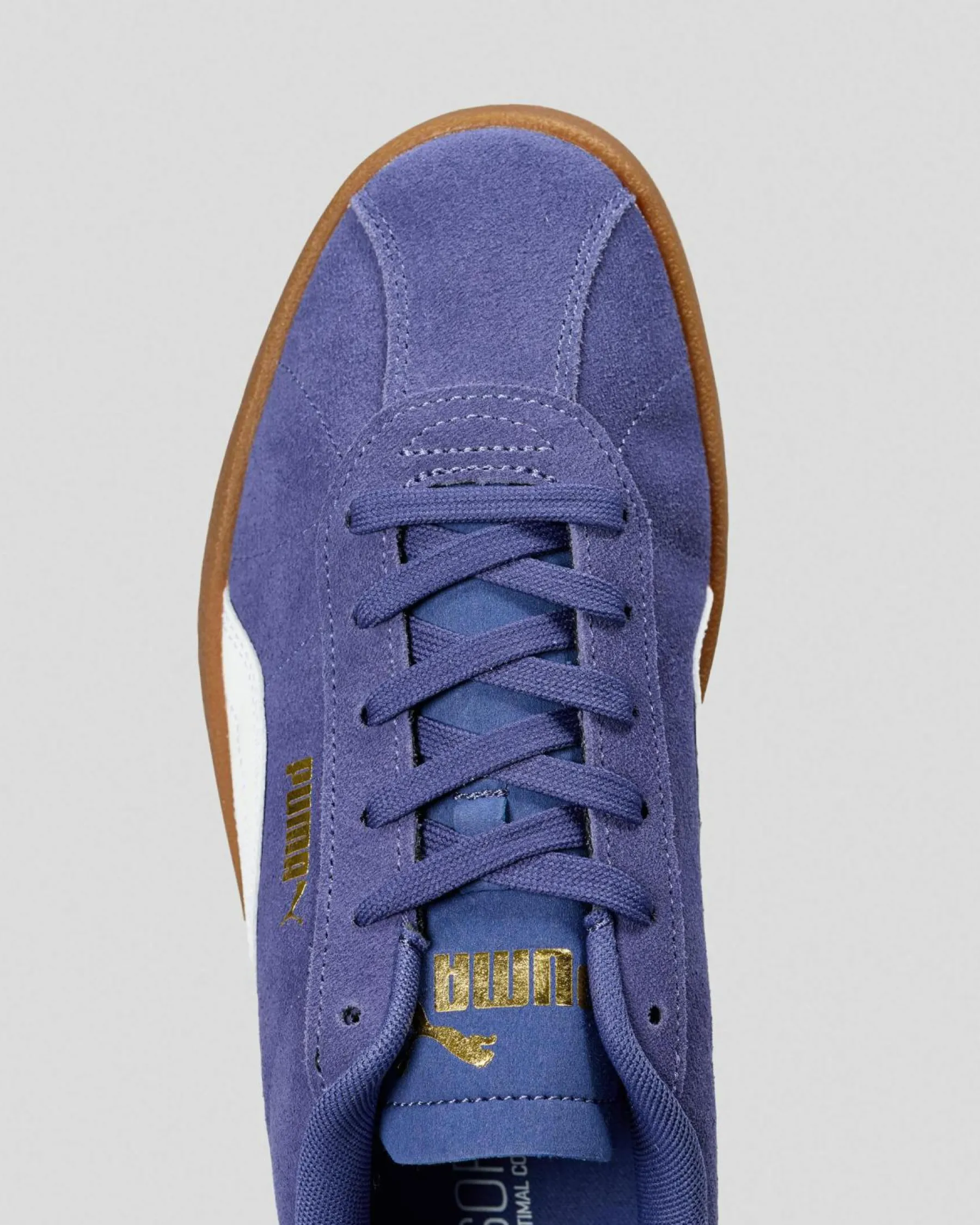 Sneakers*Puma Womens Club II Shoes Blue Crystal-puma White-gum