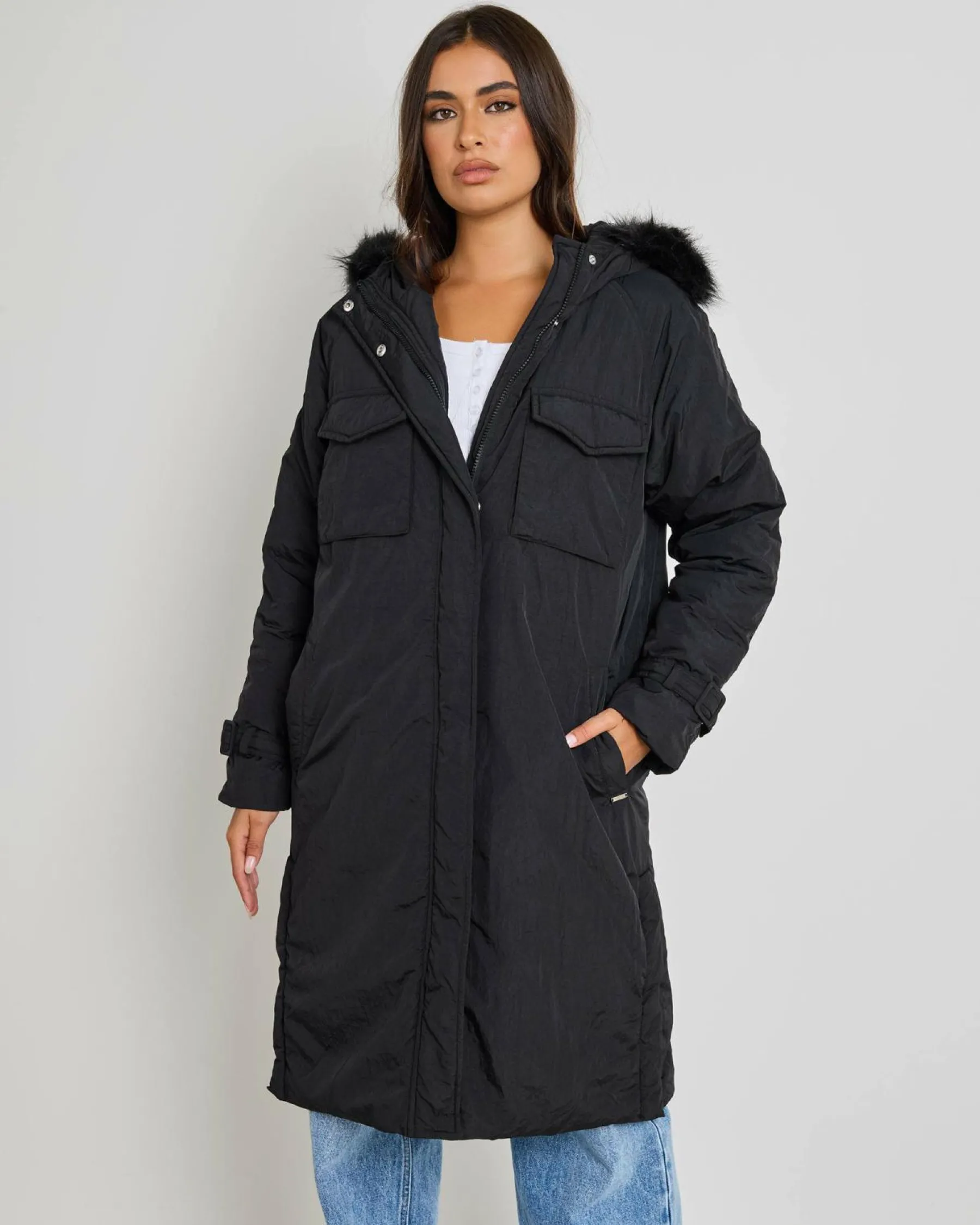 Jackets & Coats*Ava And Ever Yosemite Anorak Jacket Black