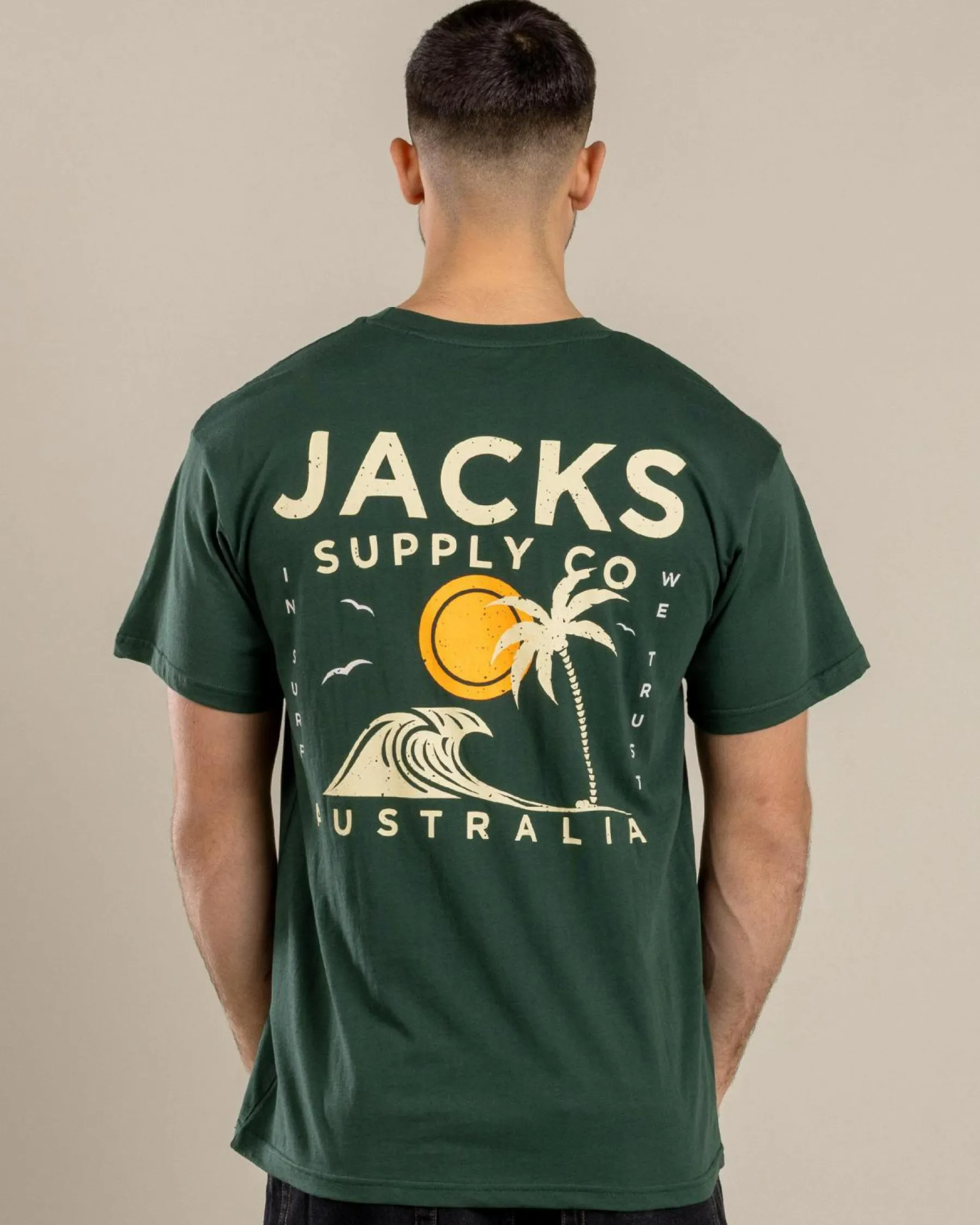 Tops & T-Shirts*Jacks Zeal T-Shirt Green